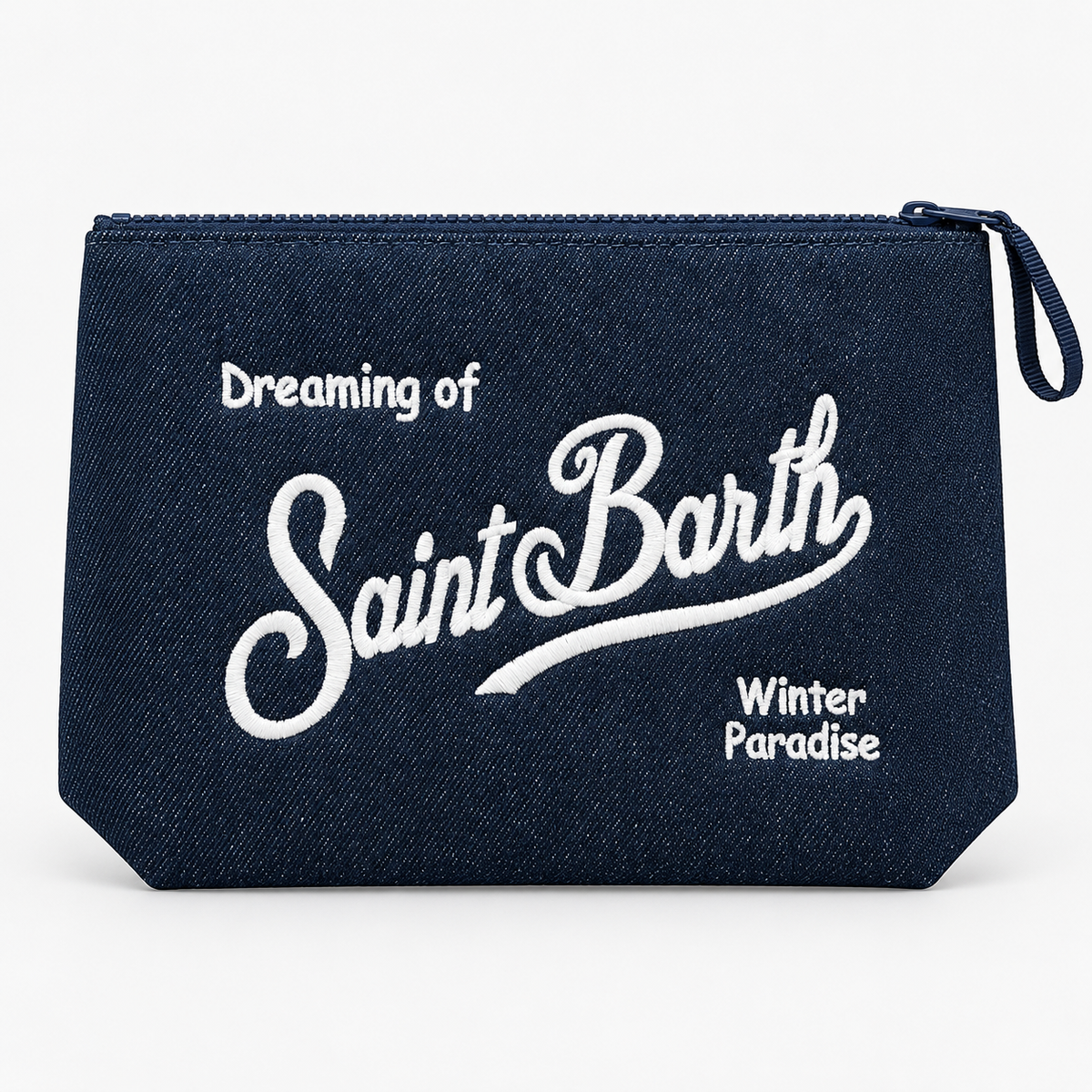 MC2 Saint Barth Pochette Donna Aline in Denim Blu Scuro