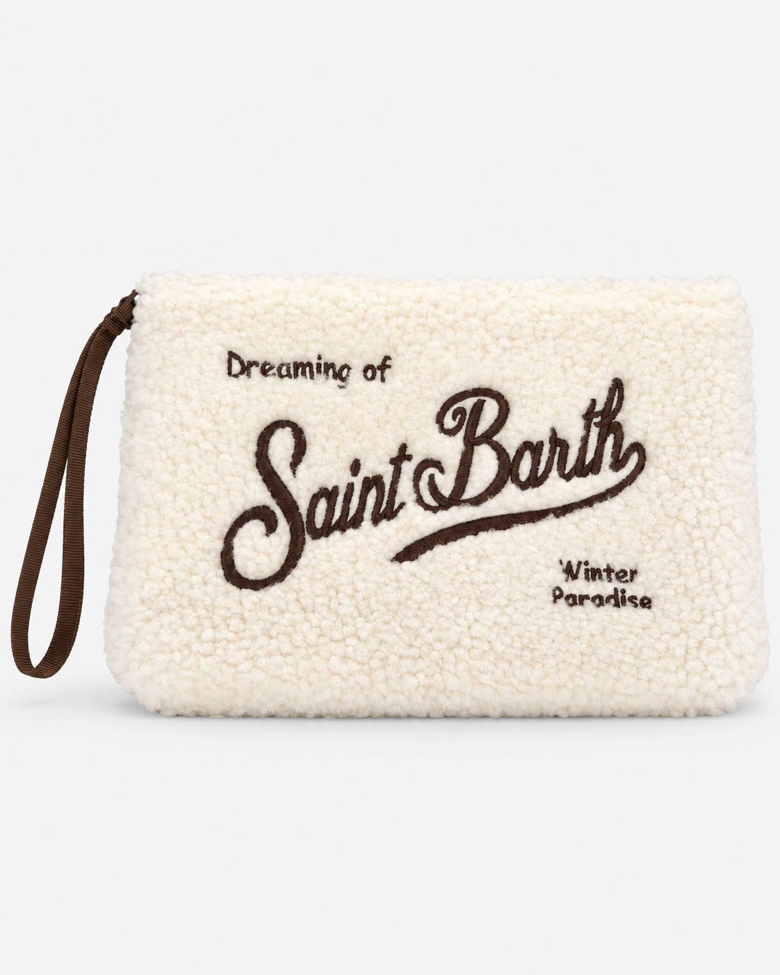 MC2 Saint Barth Gift Box Donna Teddy con Pochette Panna e Berretto