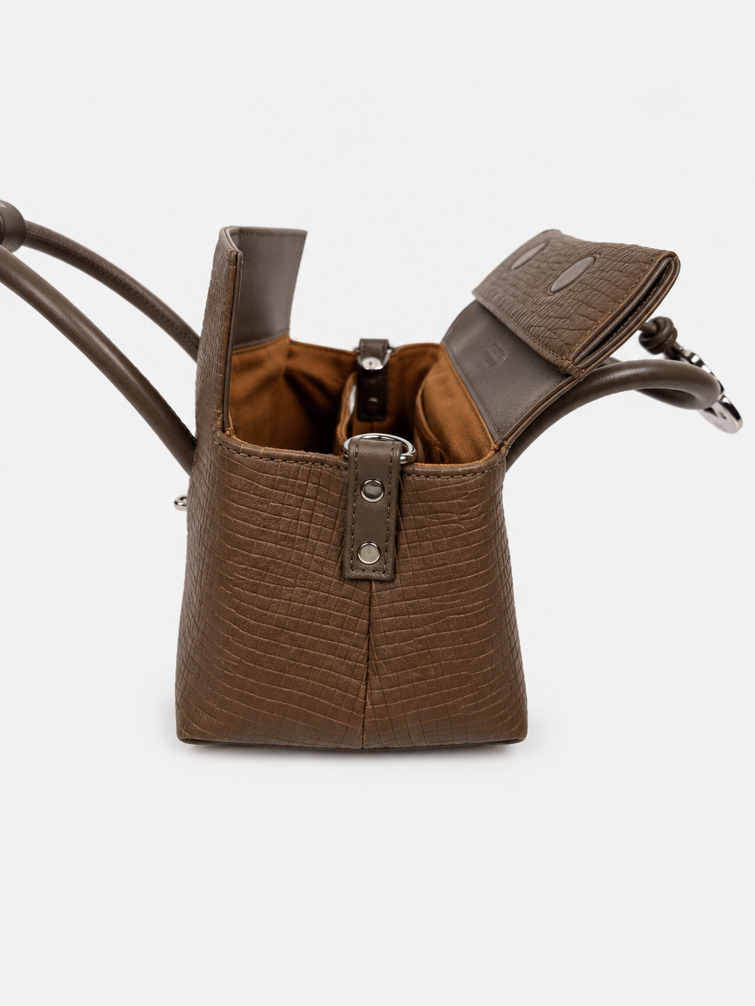 Borsa Dotta Cestaia baby grey ostia antica