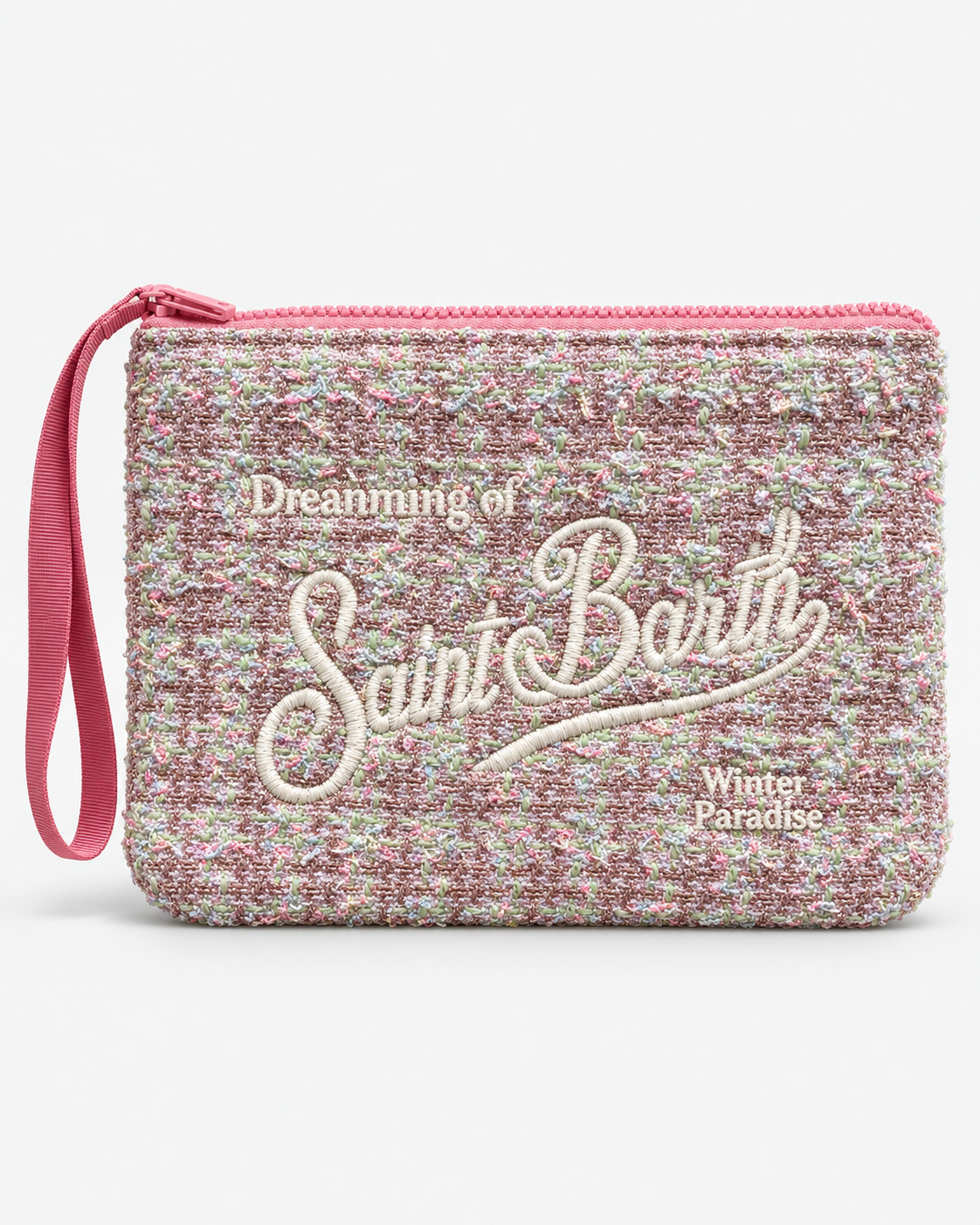 MC2 Saint Barth Pochette Donna Aline Lurex Multicolore Rosa