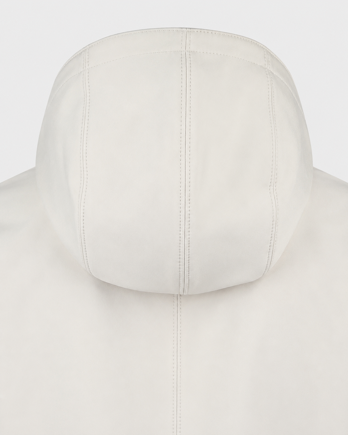 Giacca Mathy Bonded 3/4 white natural - blue depth
