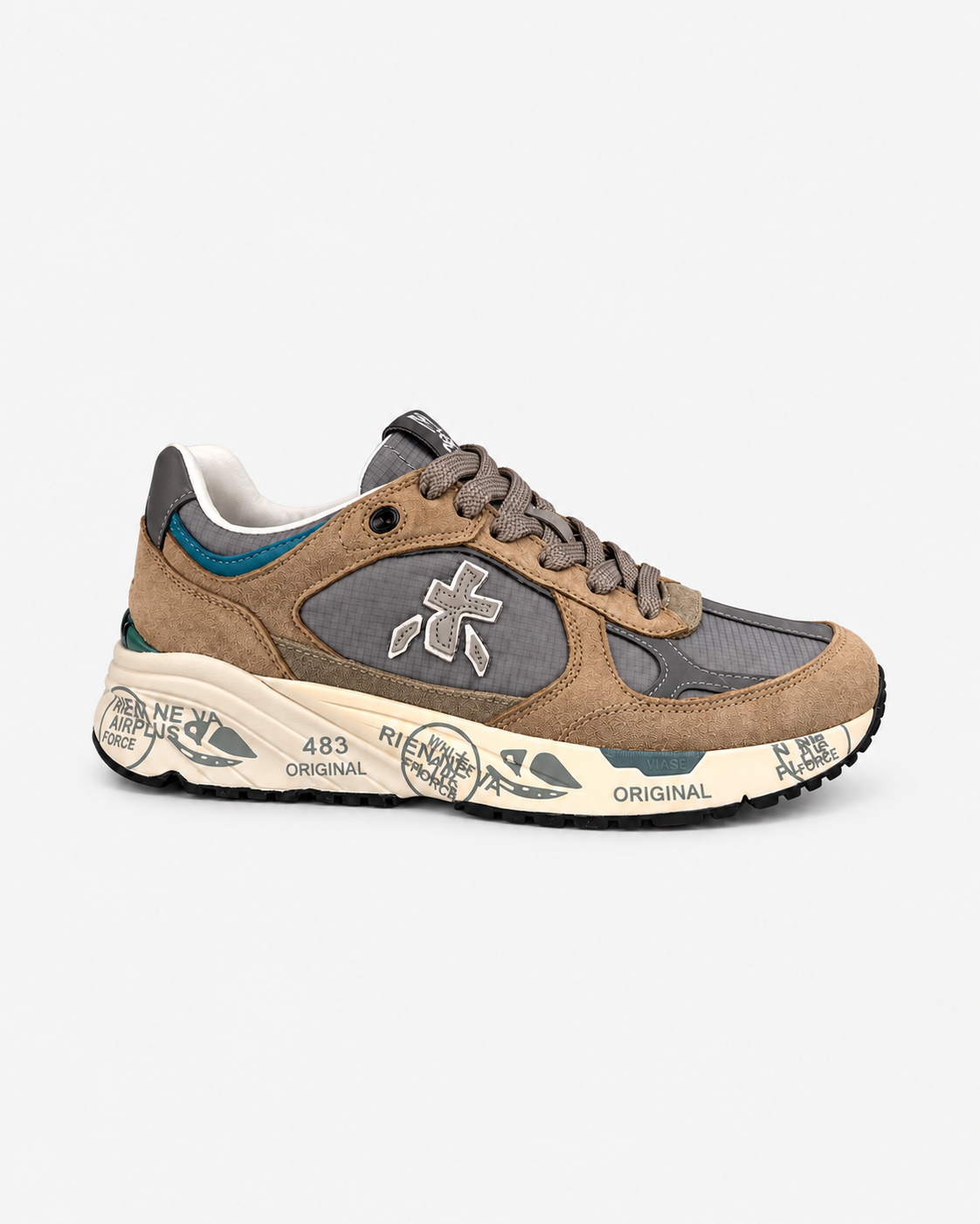 Premiata Mase 8520 Sneakers Donna Beige Grigio
