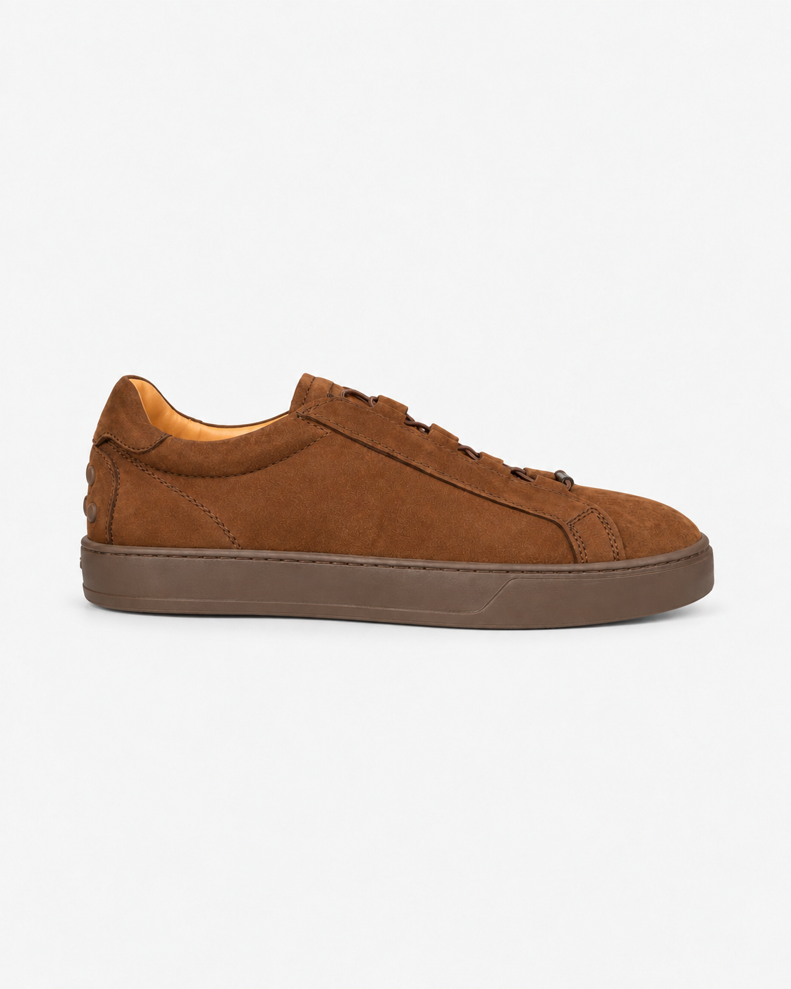 Tod's Sneakers uomo in nabuk di vitello marrone