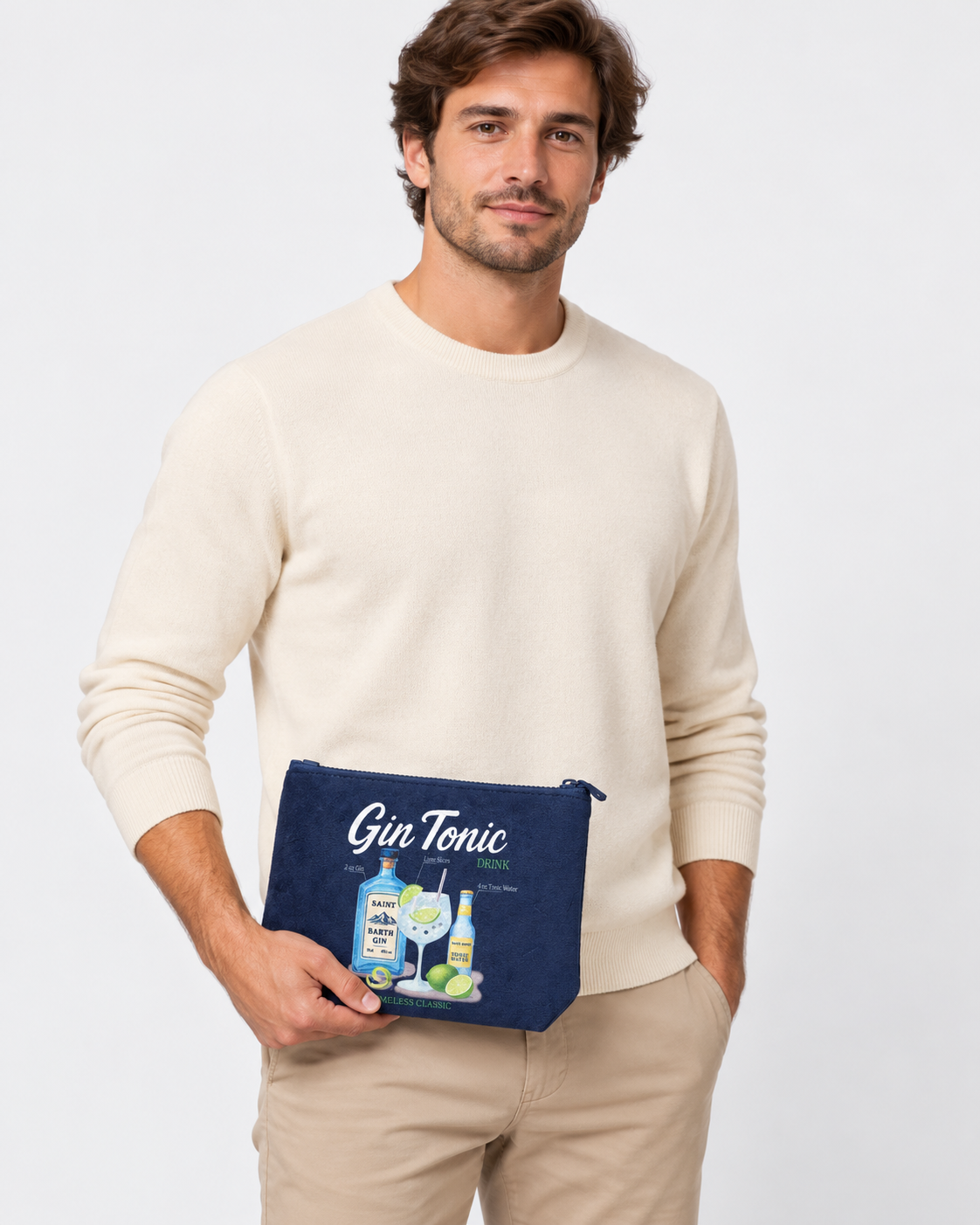MC2 Saint Barth Pochette Uomo Aline Recipe List Gin Blu