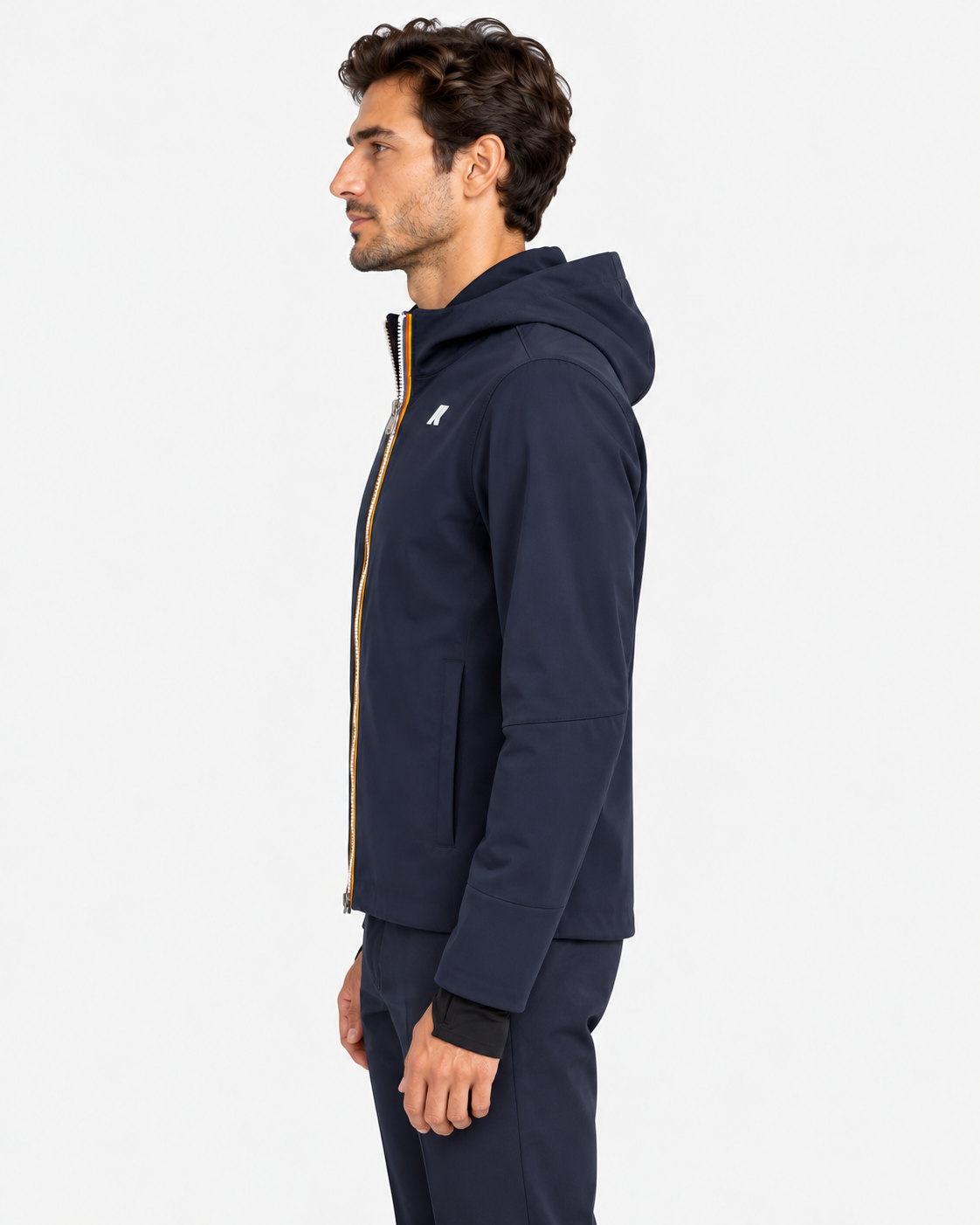 K-Way Jacko Bonded giacca corta uomo Blue Depth