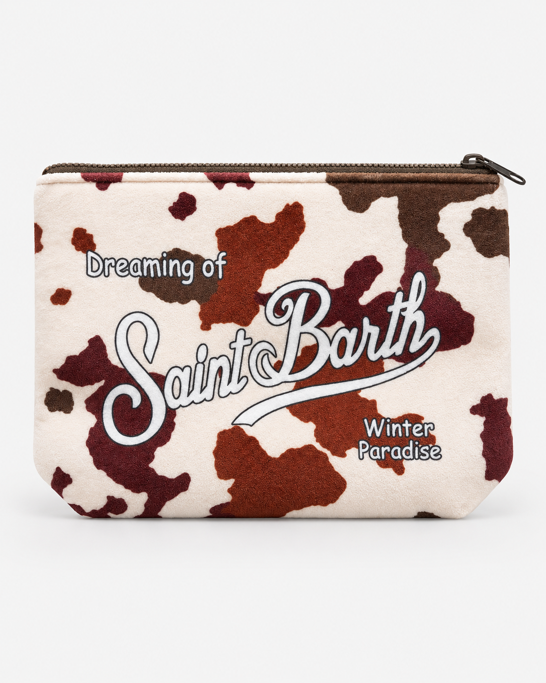 MC2 Saint Barth Pochette Donna Aline Cow Skin Panna Multicolore