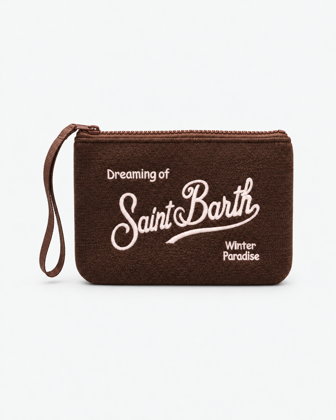 MC2 Saint Barth Pochette Donna Aline Wool Marrone