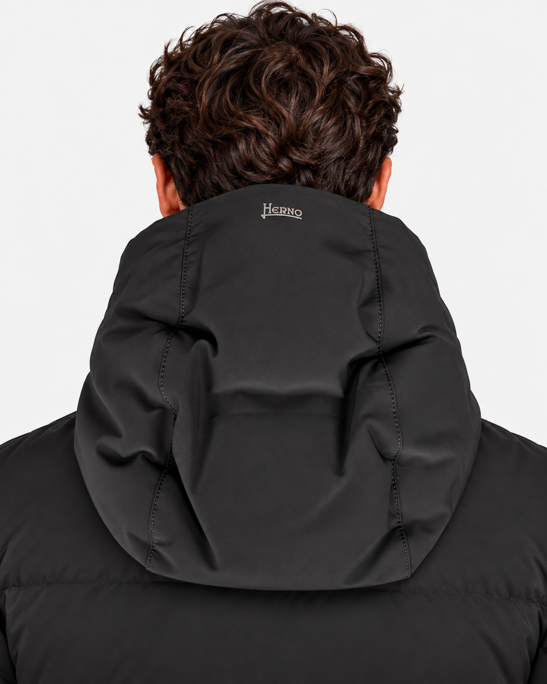 Herno Giacca uomo New Impact nera con cappuccio