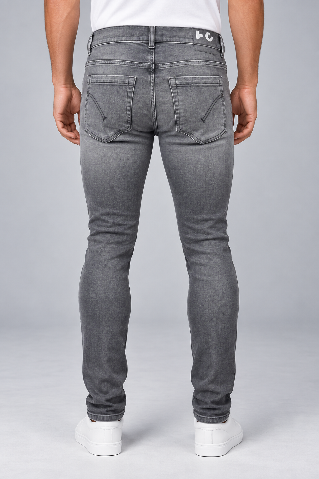 Dondup Jeans Uomo George Slim Fit Grey