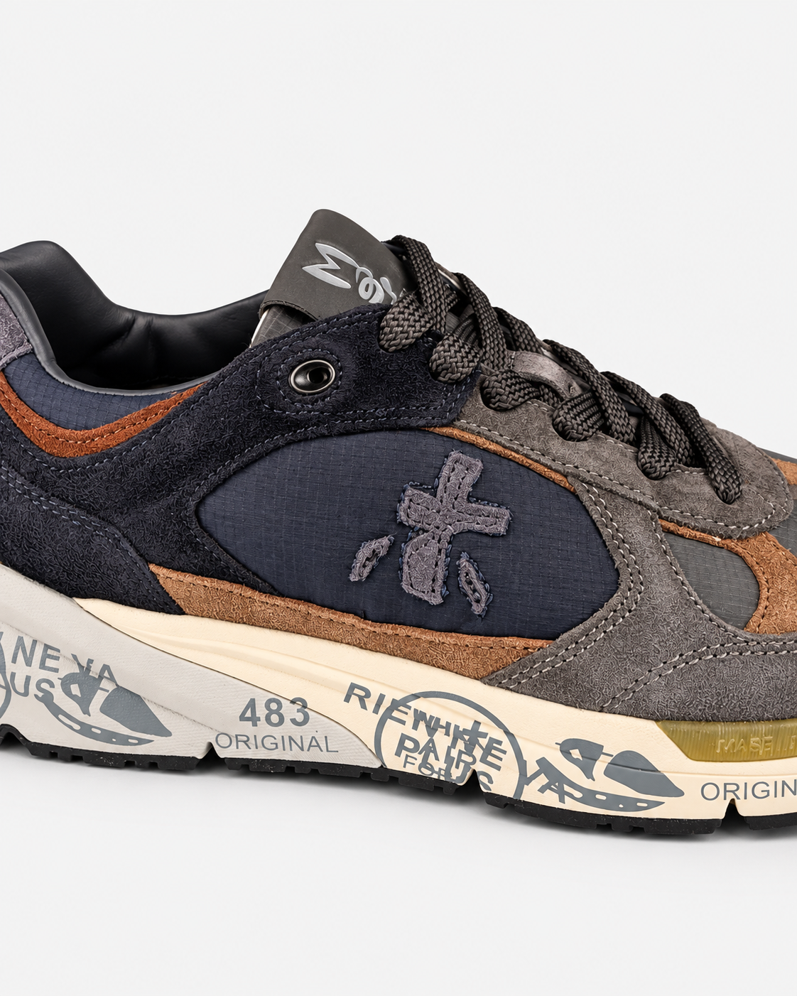 Premiata Mase25 8426 Sneakers Uomo Grigio Blu