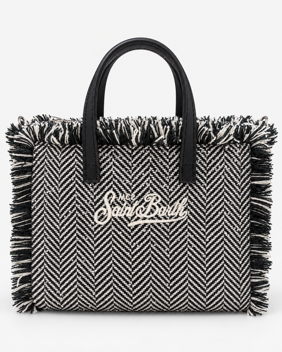 MC2 Saint Barth Borsa Donna Vanity Mini Spigata con Strass e Tracolla