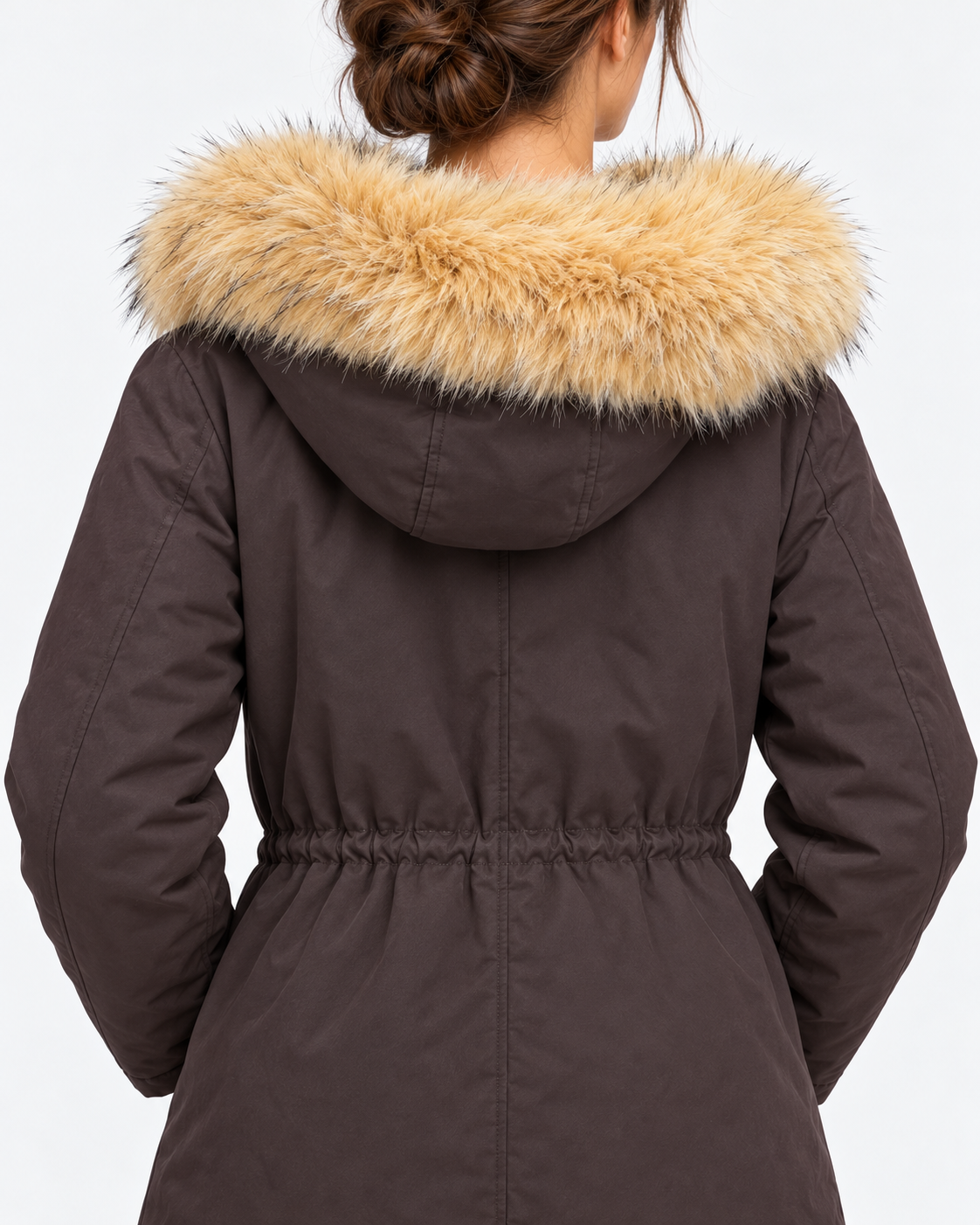 MC2 Saint Barth Parka Donna Brenna Marrone