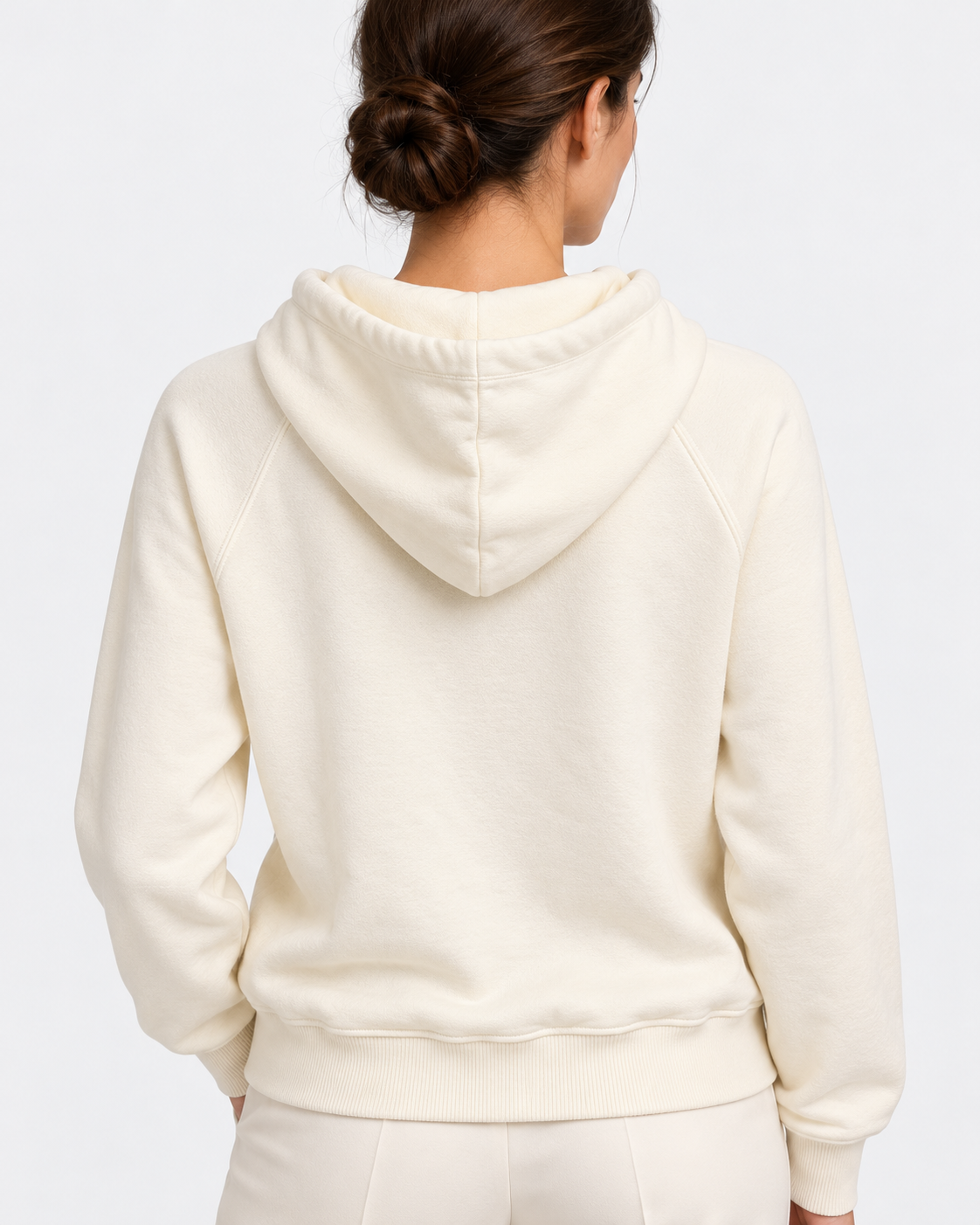 Polo Ralph Lauren Felpa Donna Polo Bear con Cappuccio Avorio