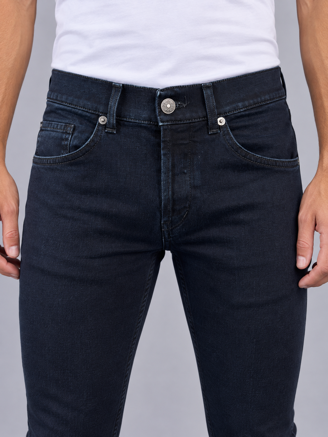 Dondup Jeans Uomo George Slim Fit Blue Navy