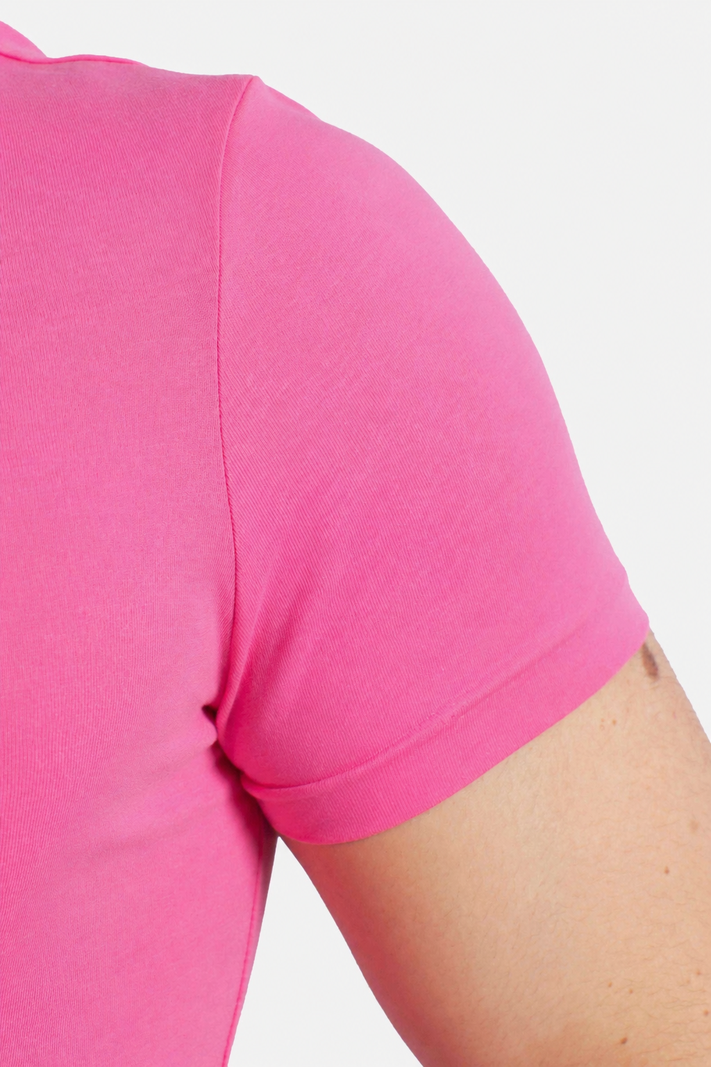 Maglietta in jersey Custom Slim-Fit pink