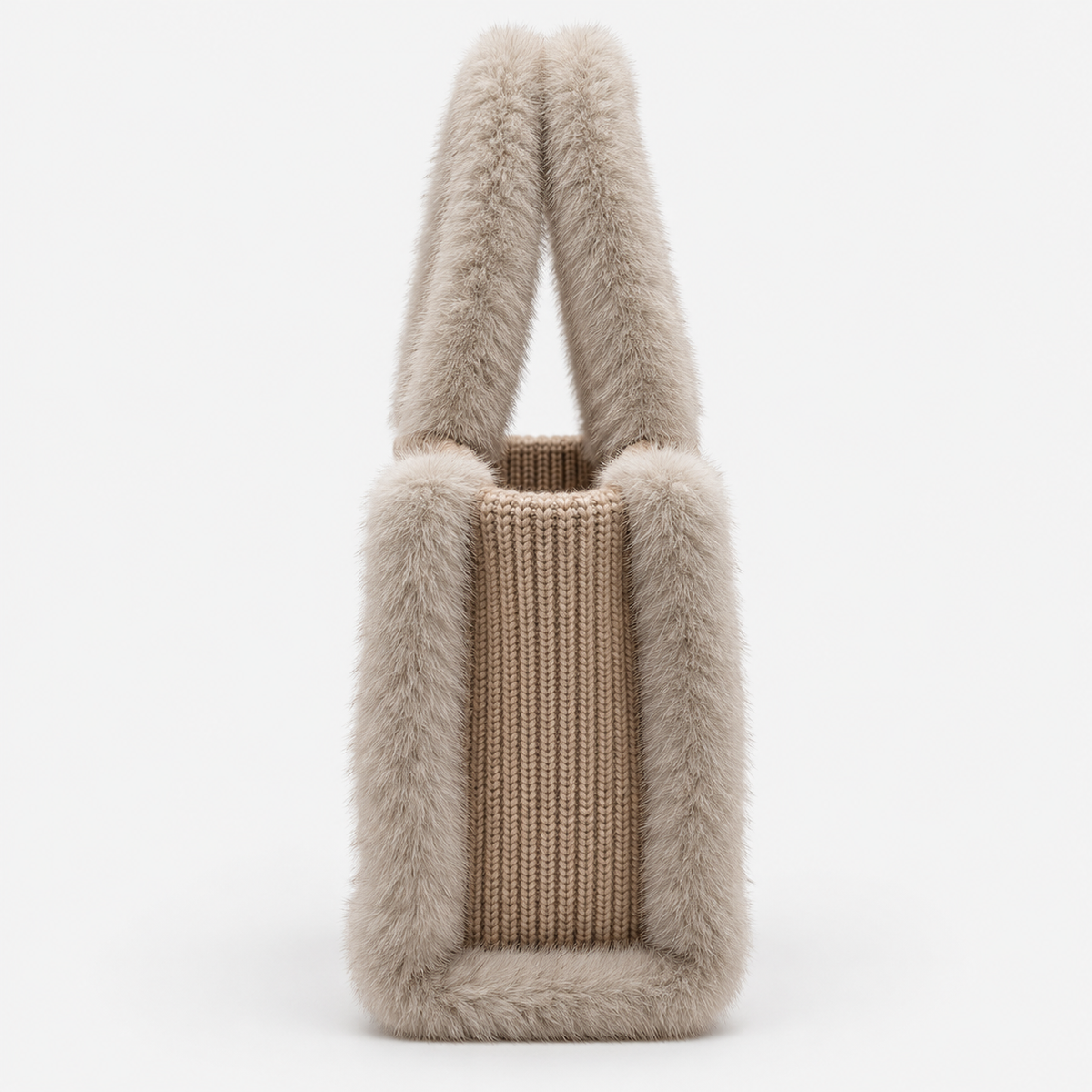 MC2 Saint Barth Borsa Donna Colette in Maglia Beige