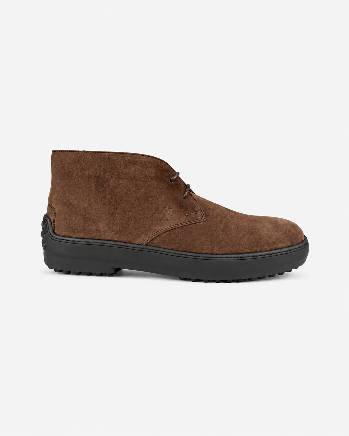 Tod’s Polacchino Uomo Winter Gommino in Pelle Scamosciata Marrone