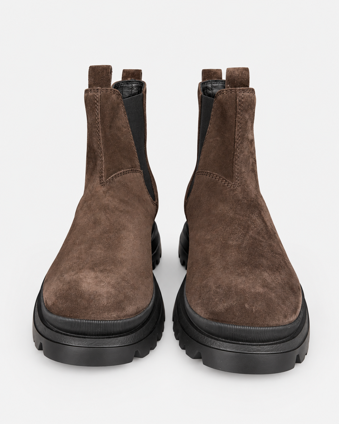 Hogan Stivaletti Chelsea uomo H692 in pelle scamosciata marrone