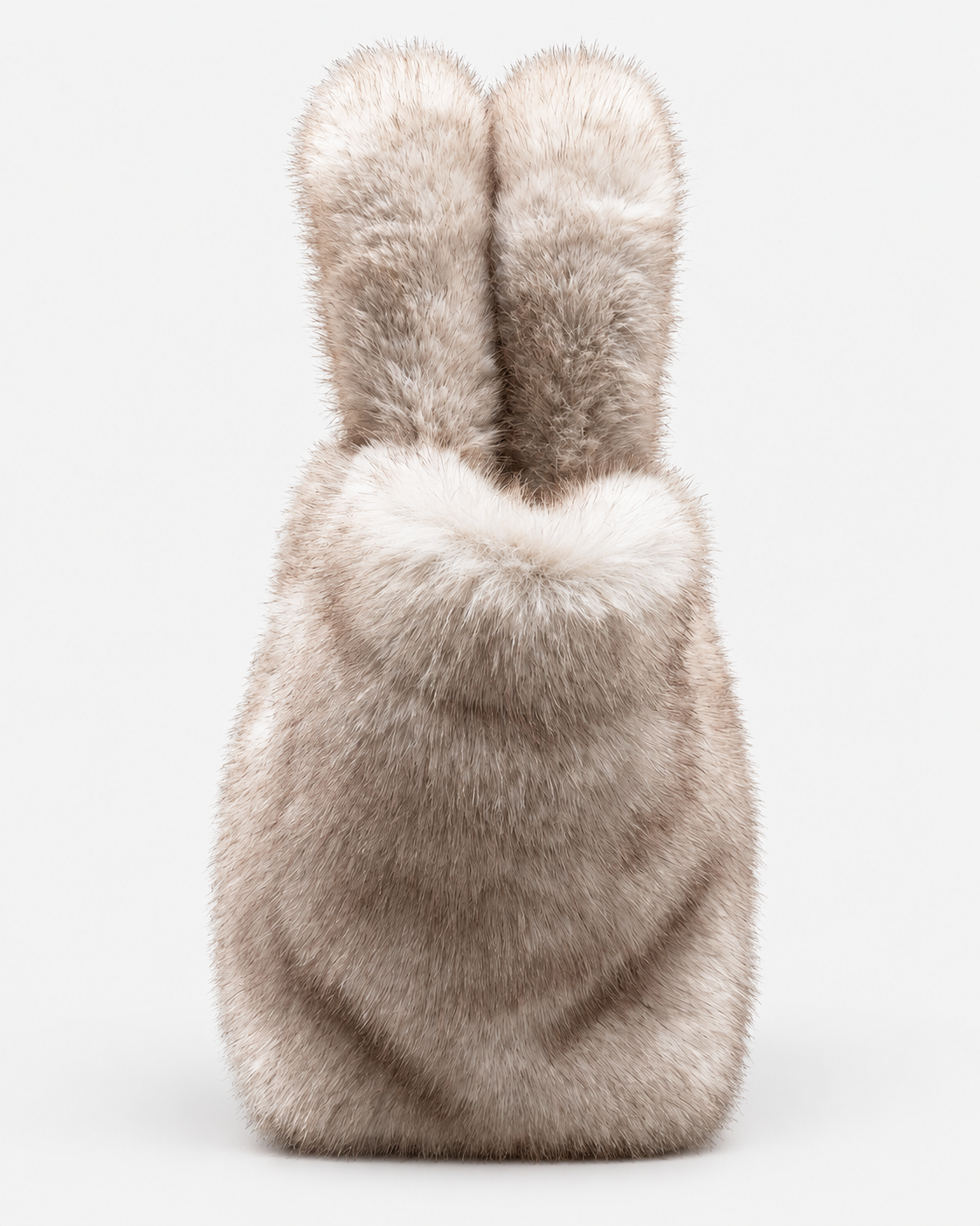 MC2 Saint Barth Borsa Donna Vanity Mini Soft Fur Beige