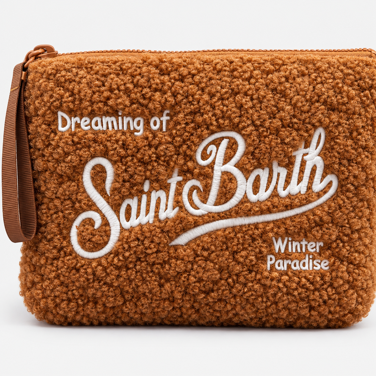 MC2 Saint Barth Pochette Donna Aline Teddy Color Cognac