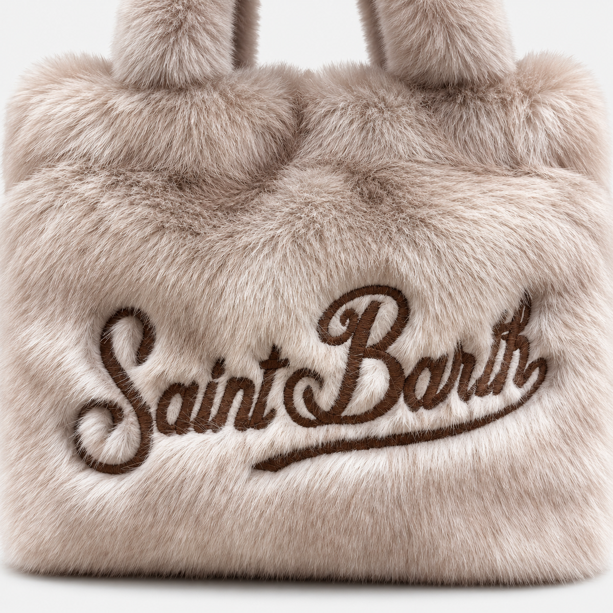 MC2 Saint Barth Borsa Donna Colette Soft Fur Beige