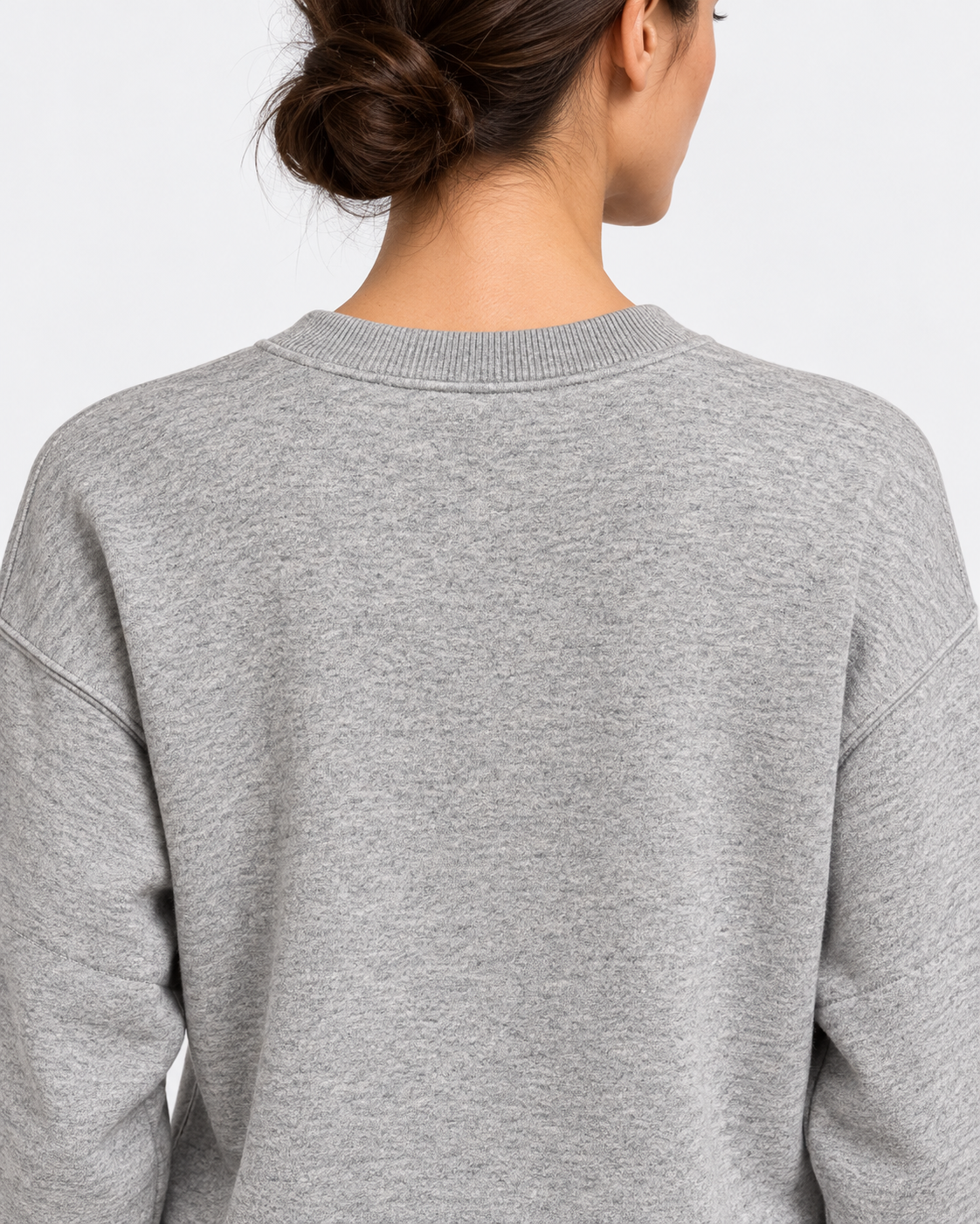 Polo Ralph Lauren Felpa Donna Polo Bear Girocollo Grigio Mélange