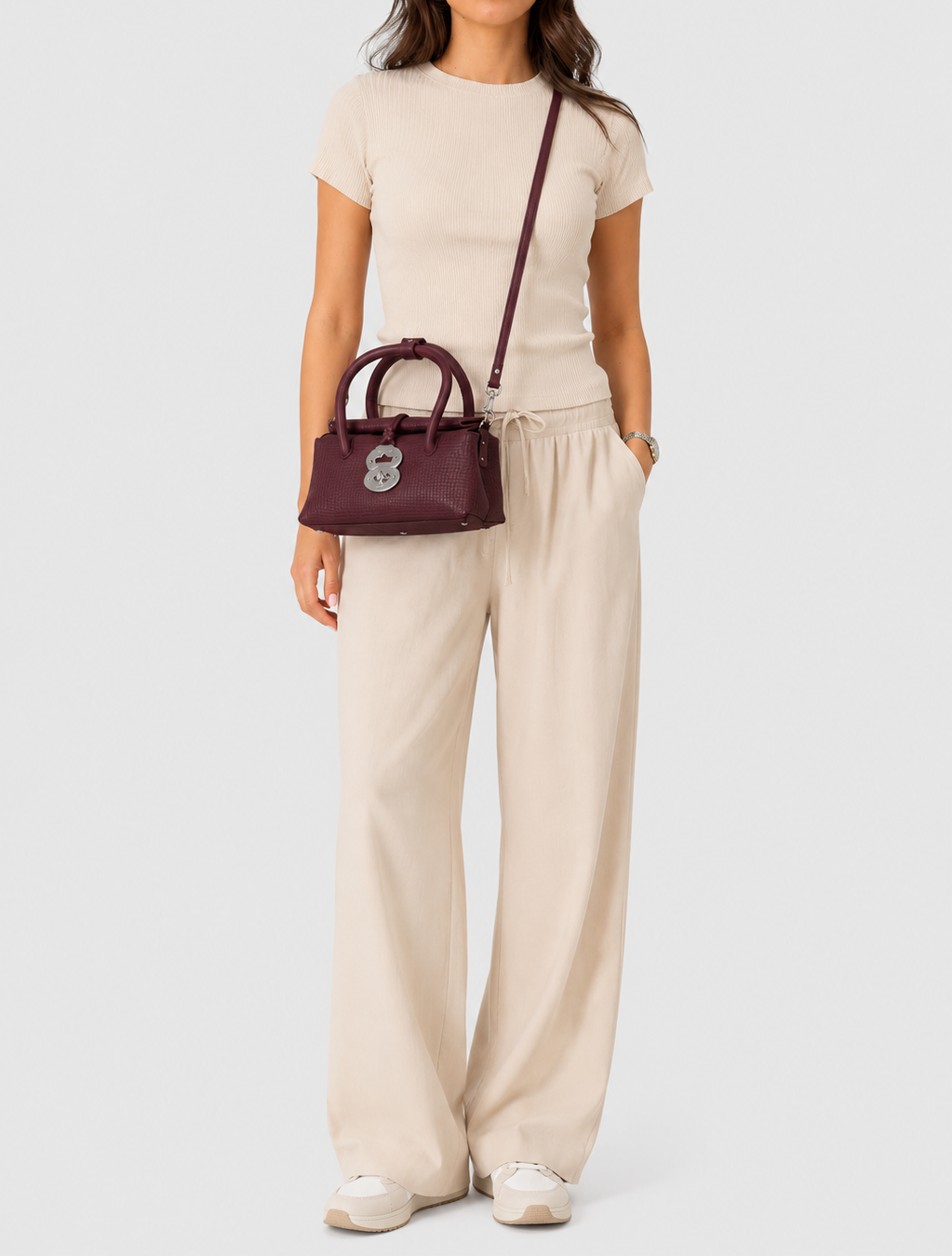 Borsa Dotta Cestaia baby red chianti