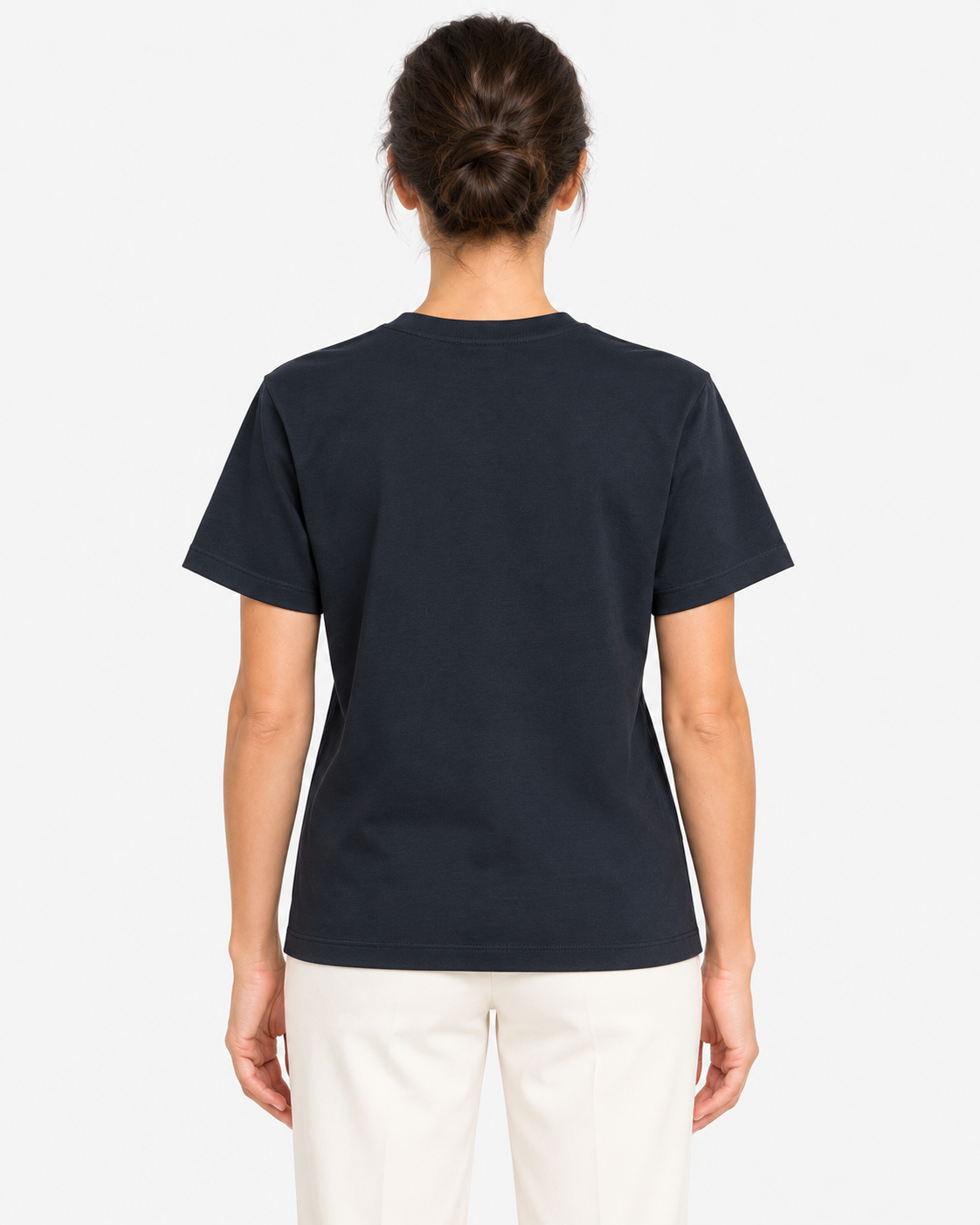 MC2 Saint Barth T-shirt Donna Emilie Bollicine Please in Cotone NERO