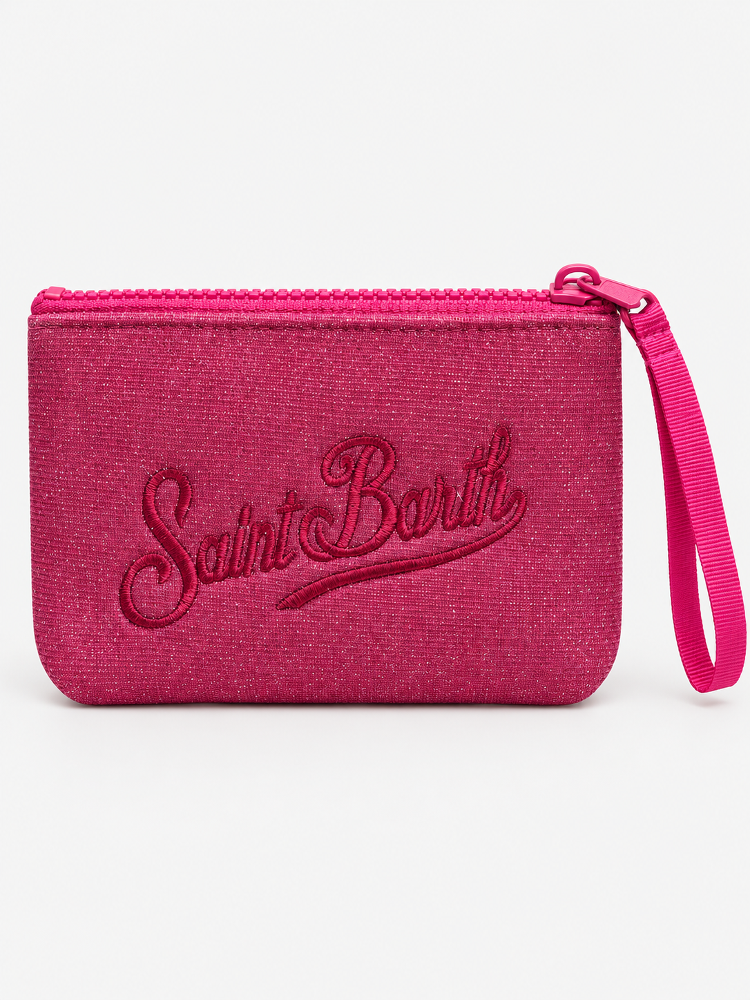 MC2 Saint Barth Pochette Donna Aline Mini Lurex Fucsia