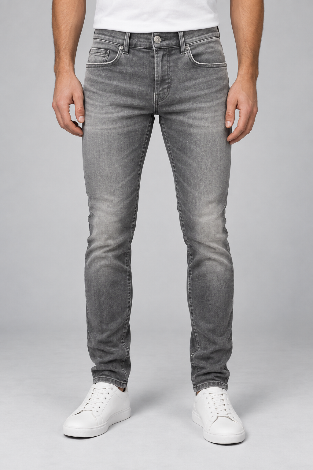 Dondup Jeans Uomo George Slim Fit Grey