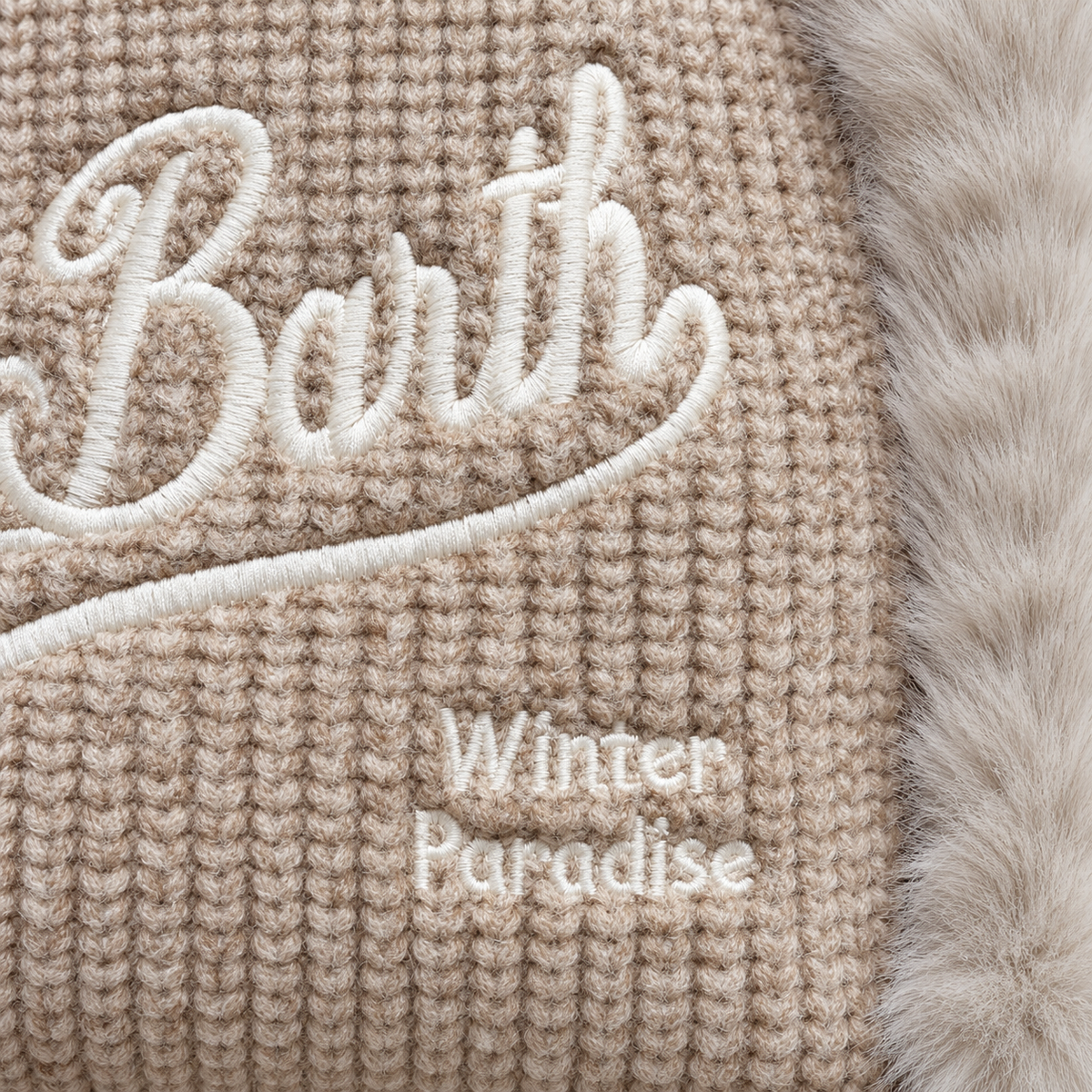 MC2 Saint Barth Borsa Donna Colette in Maglia Beige