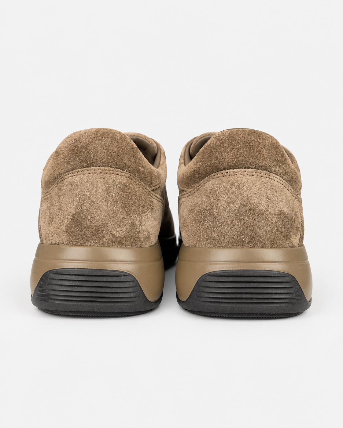 Hogan Sneakers uomo Hi-Light in pelle scamosciata marrone