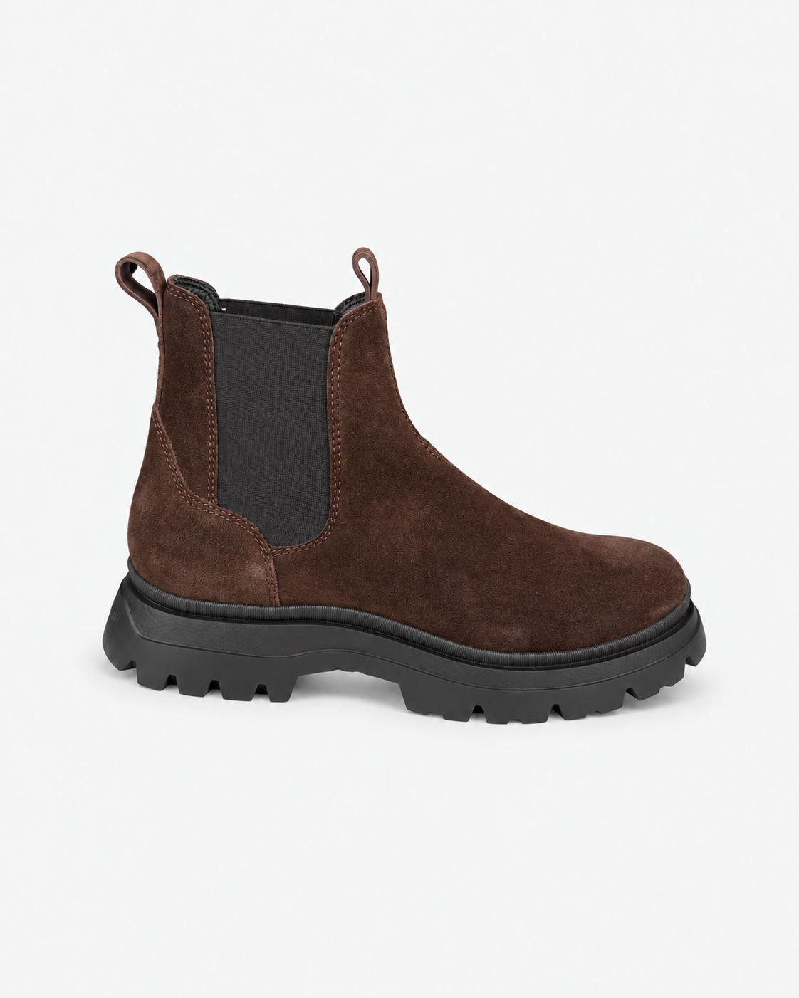 Hogan Stivaletti Chelsea uomo H692 in pelle scamosciata marrone