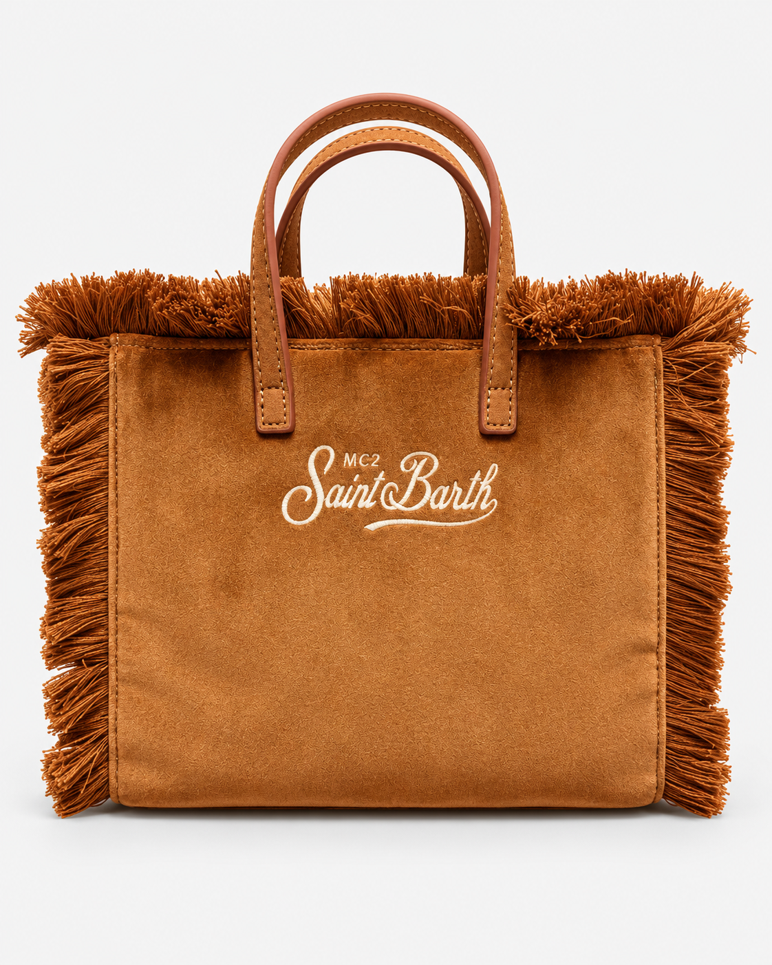 MC2 Saint Barth Borsa Donna Vanity Mini in Velluto Color Cuoio