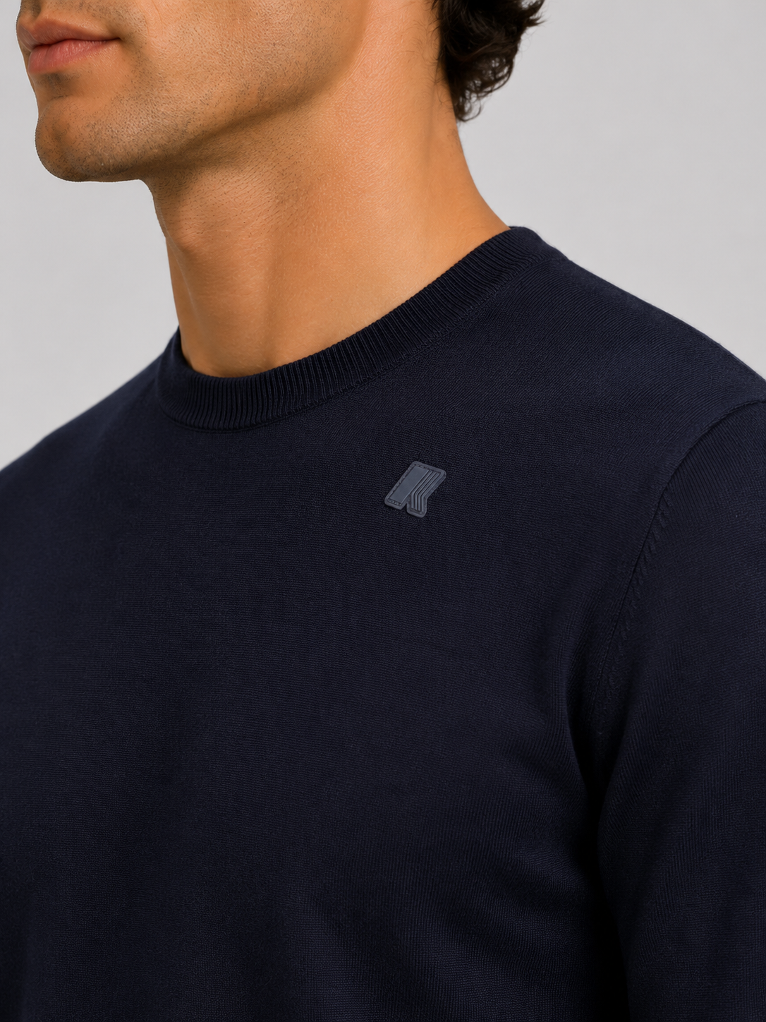Maglia Sebastien merino blue depht