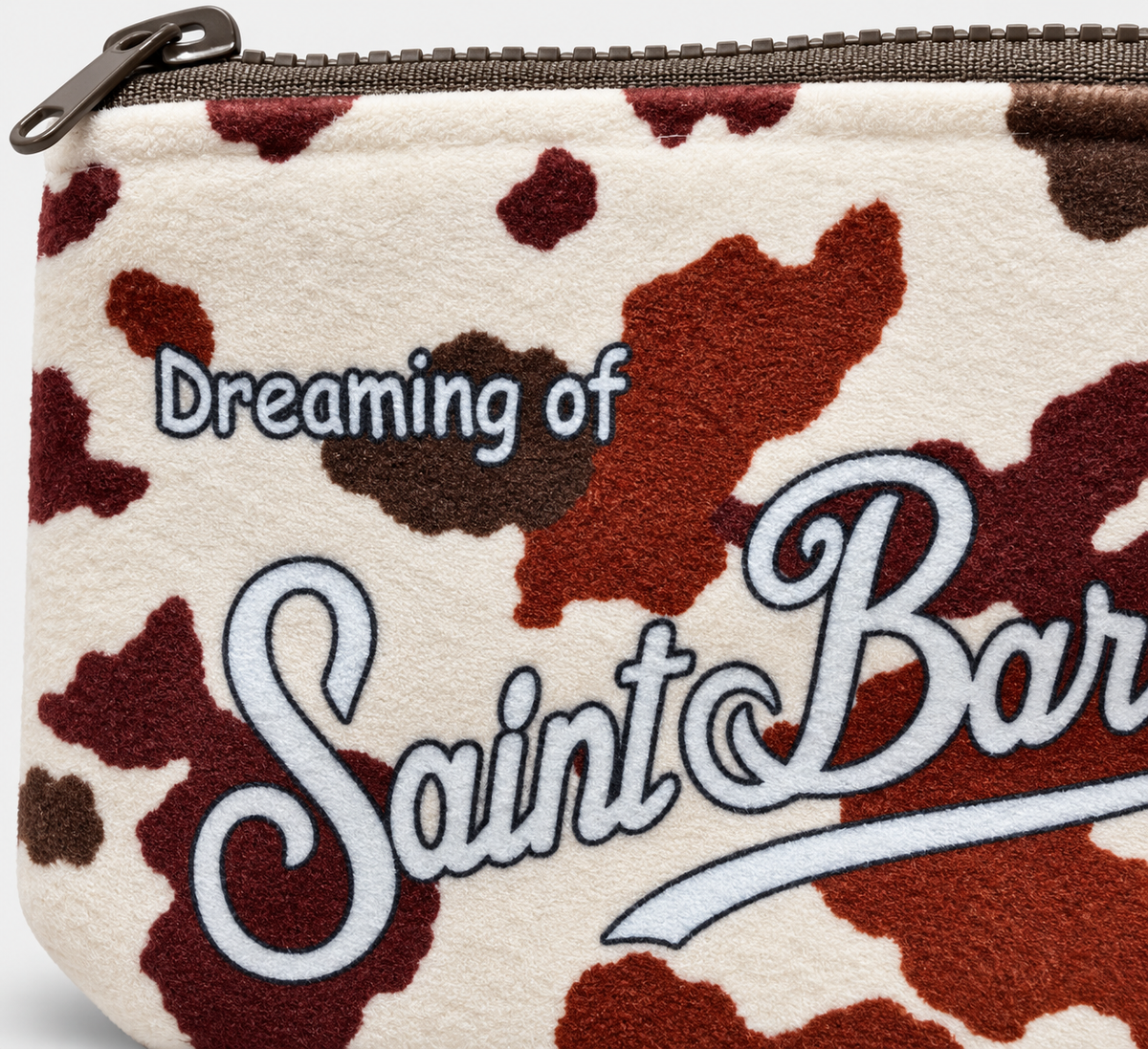 MC2 Saint Barth Pochette Donna Aline Cow Skin Panna Multicolore