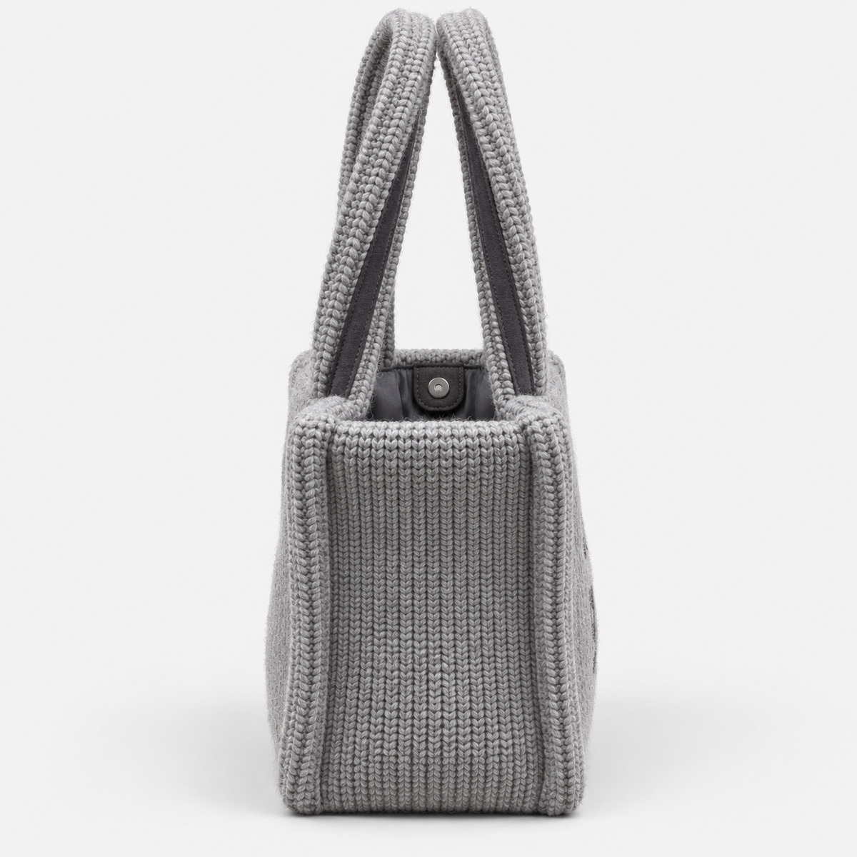 MC2 Saint Barth Borsa Donna Colette in Maglia Grigia Maxi Logo