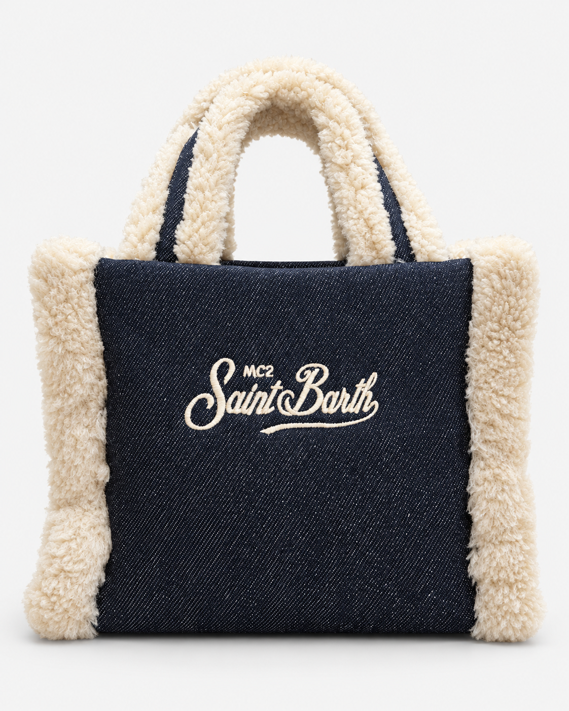 MC2 Saint Barth Borsa Donna Vanity Mini Denim Scuro con Tracolla
