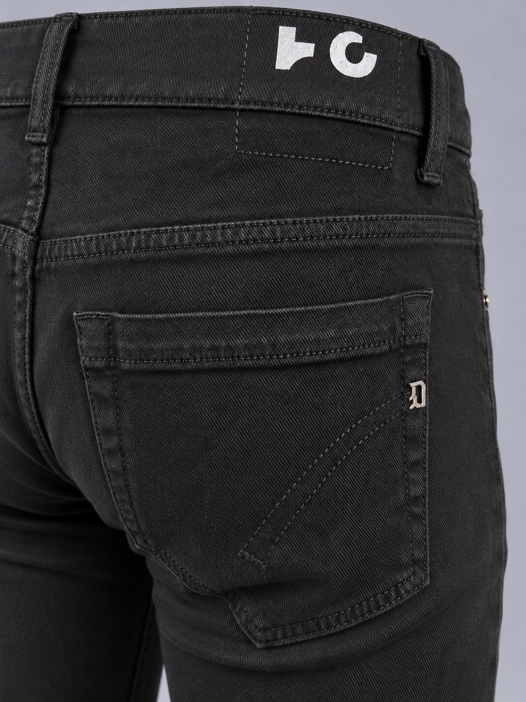 Dondup Jeans Uomo Slim Fit Black