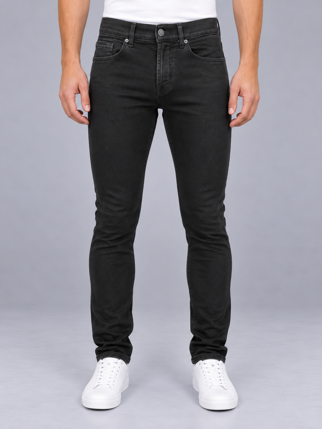 Dondup Jeans Uomo Slim Fit Black