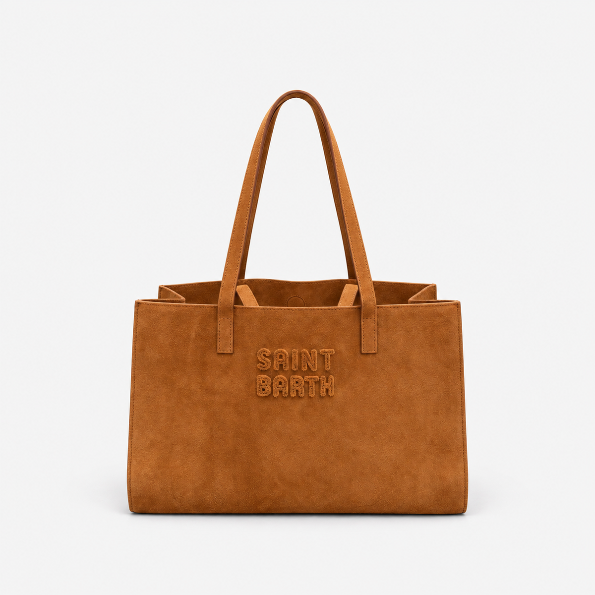 MC2 Saint Barth Borsa Donna Jour Bag in Suede Color Cuoio