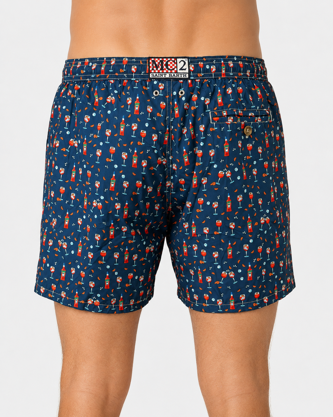 Costume Lighting Micro stampa ultralight swim short blu