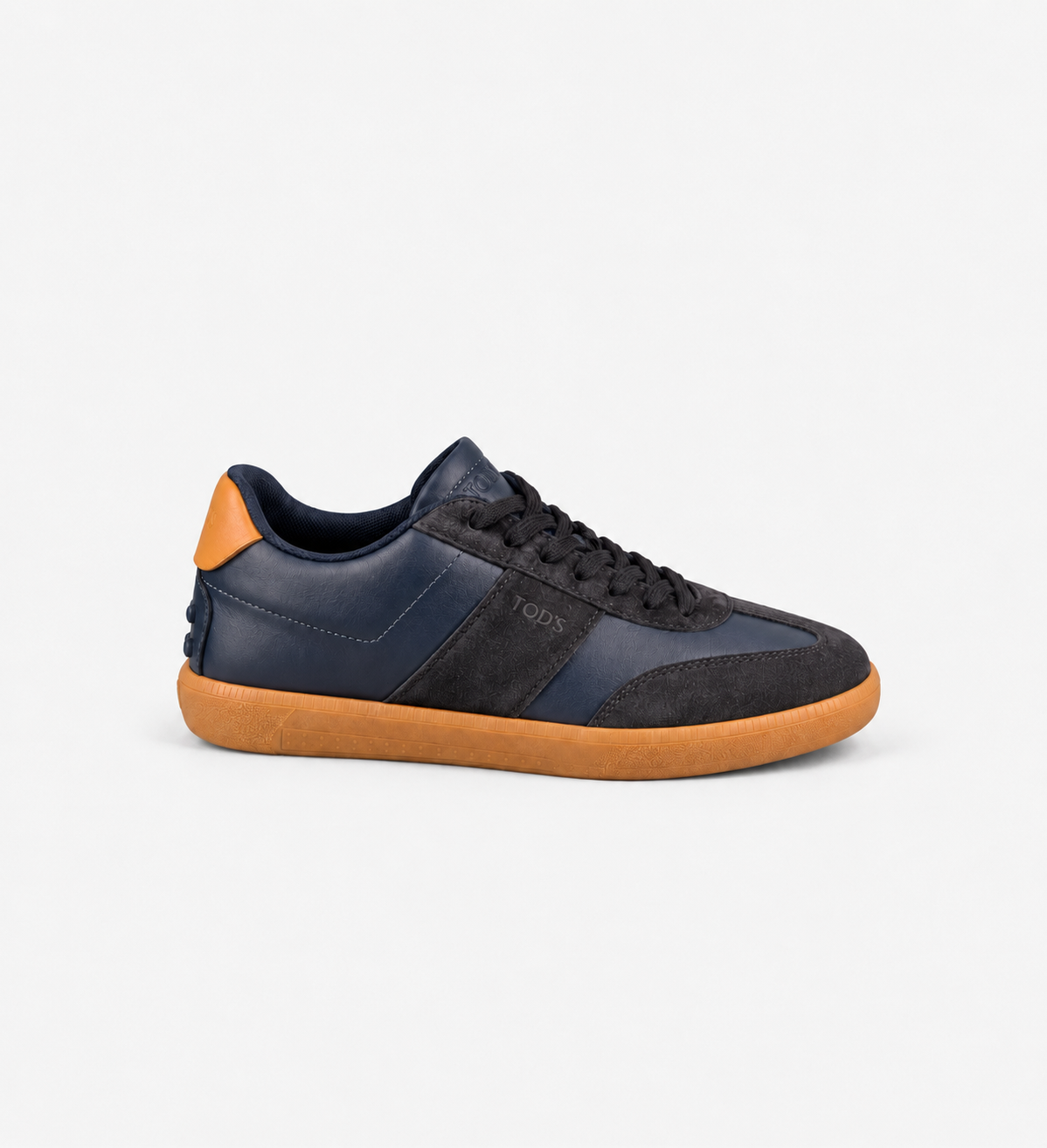 Tod's Sneakers Uomo Tabs in Pelle e Suede Blu