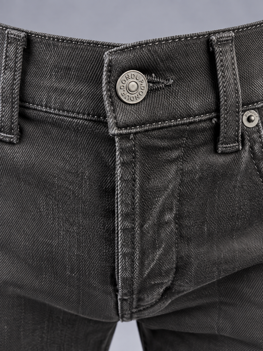 Dondup Jeans Uomo Slim Fit Black