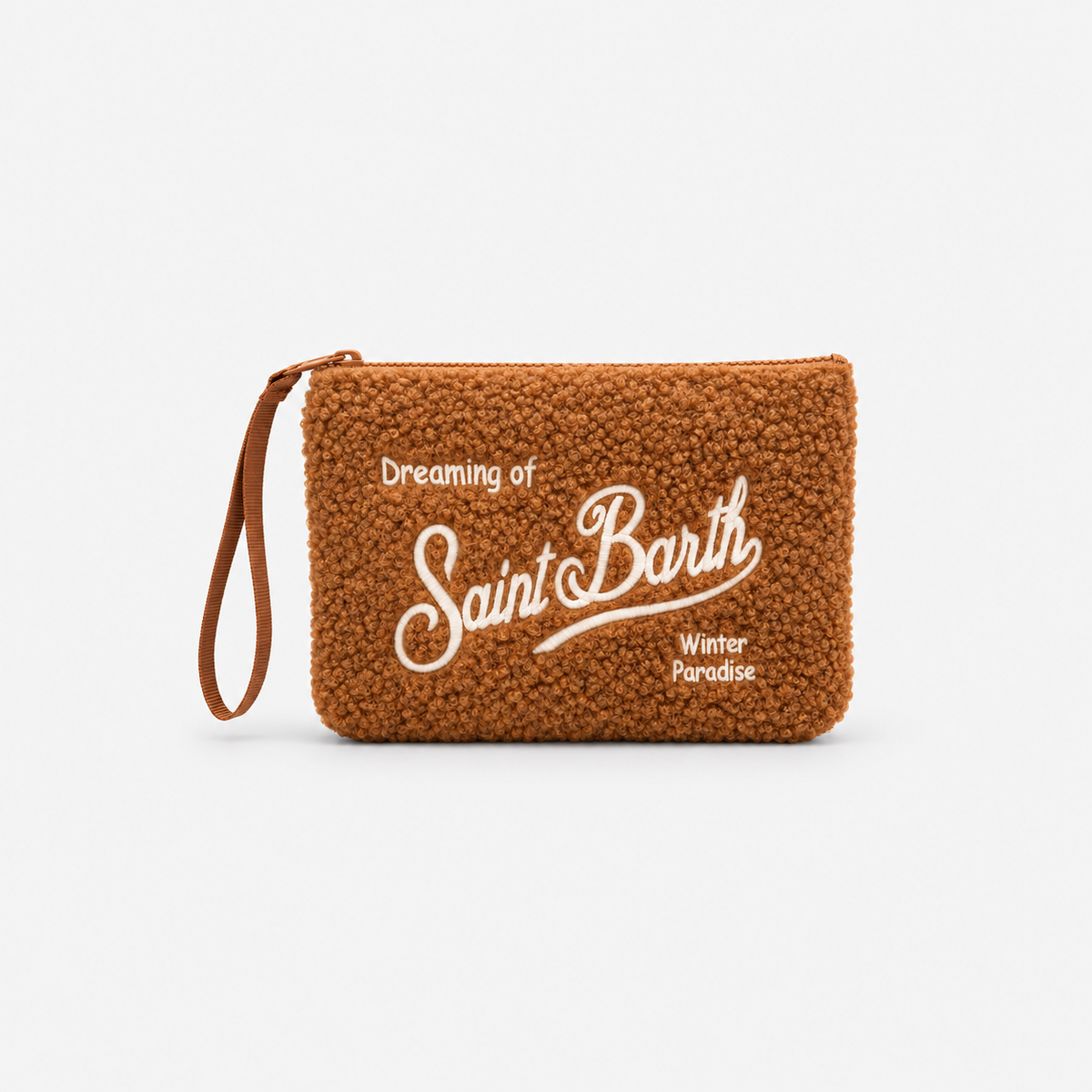 MC2 Saint Barth Pochette Donna Aline Teddy Color Cognac