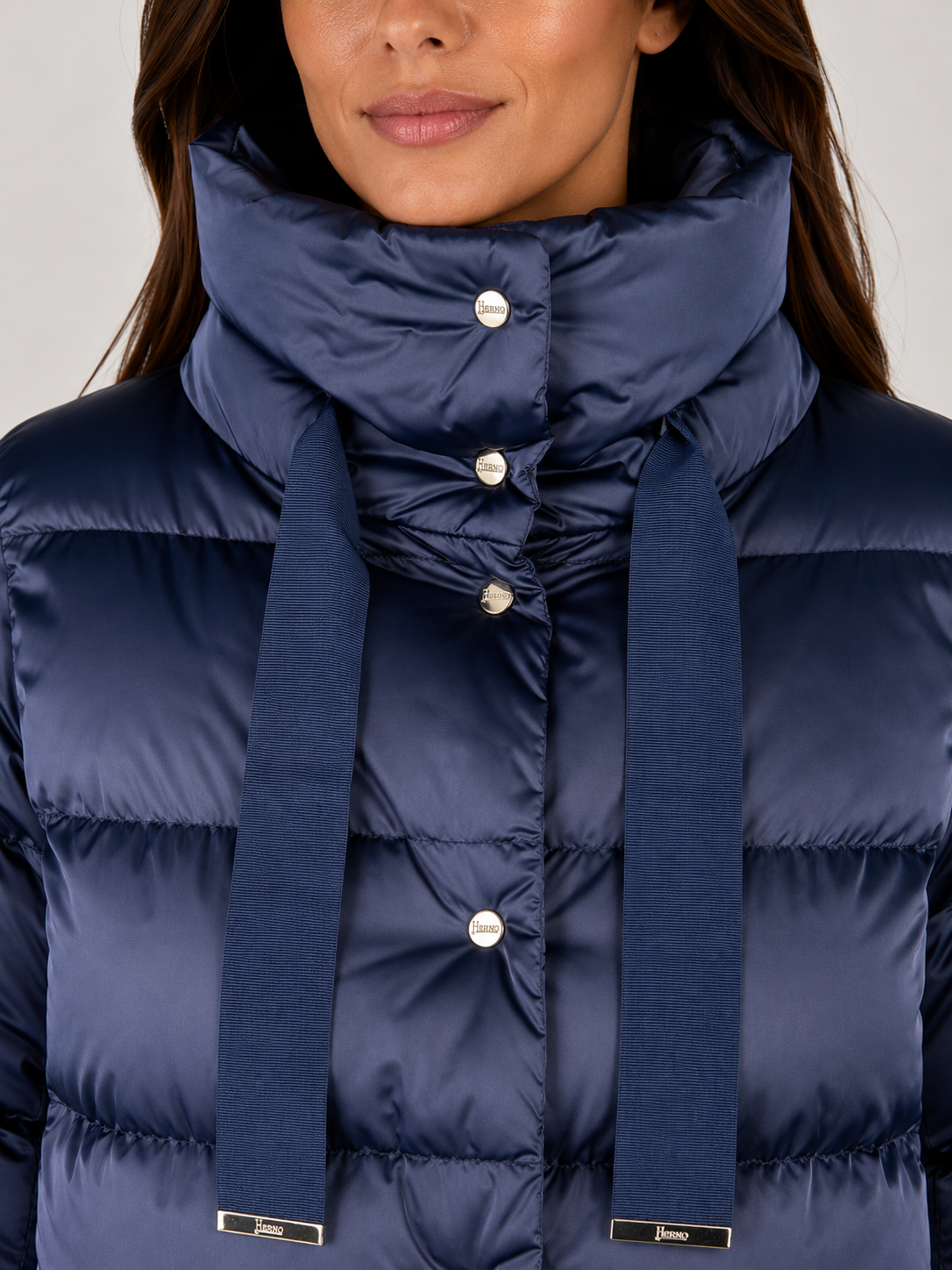 CAPPA IN SATIN NEW BLU