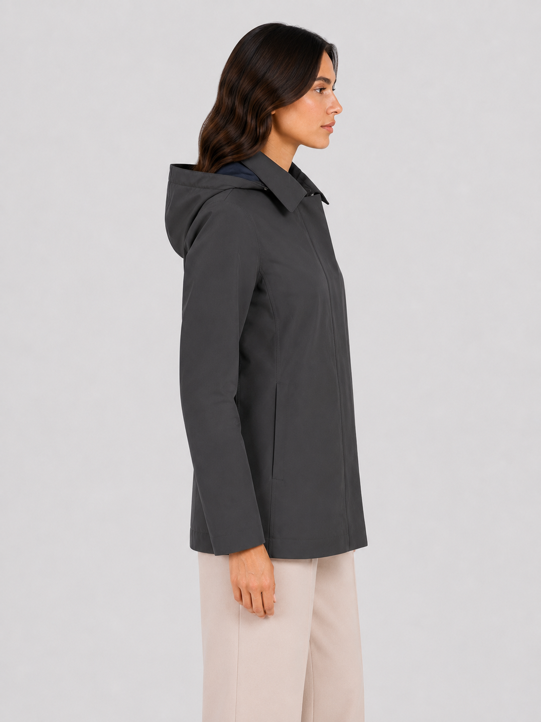 GIACCA BLEIZOU BONDED BLACK PURE - BLUE DEPTH