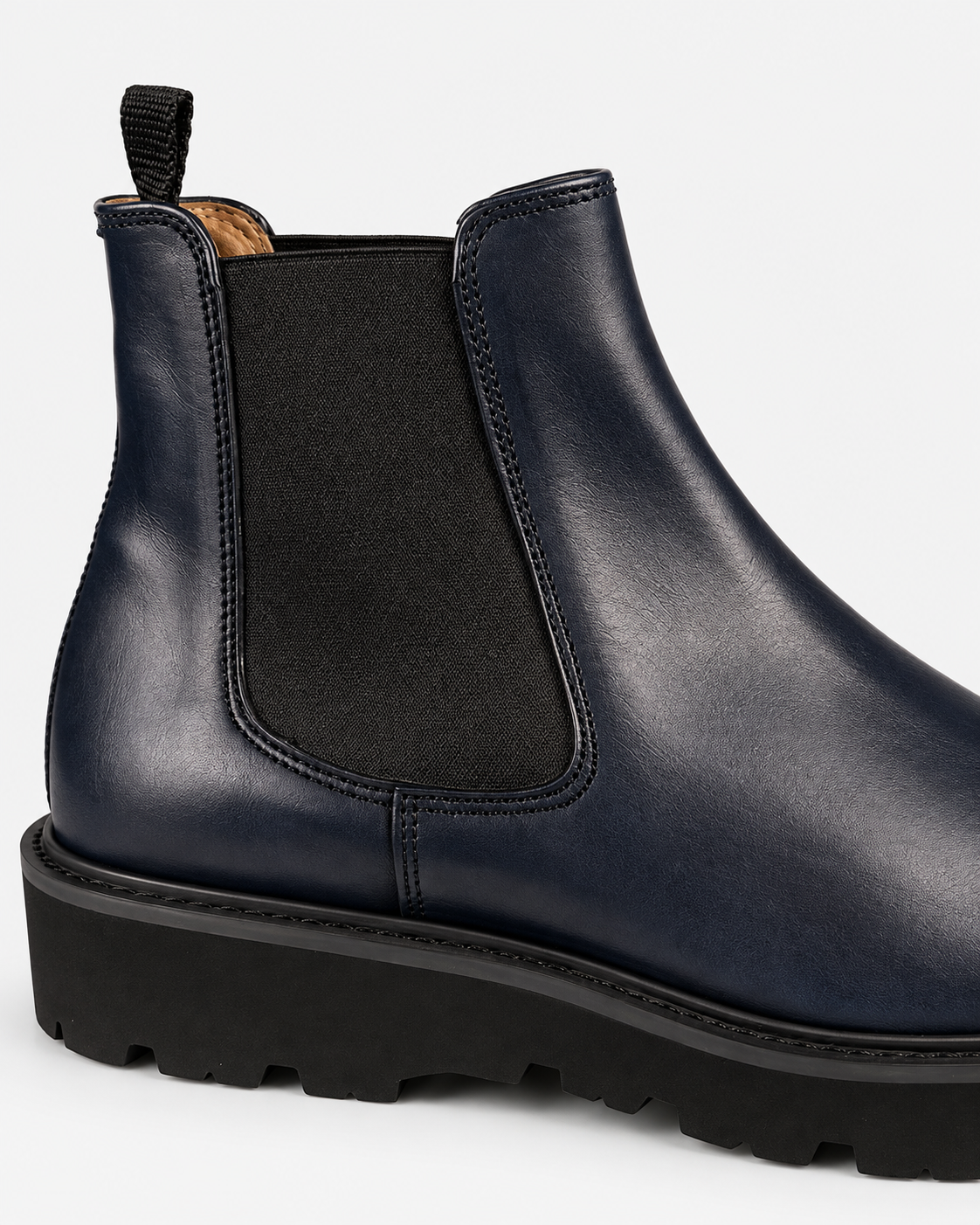 Mille885 Yari Cortina Stivaletto Chelsea Uomo Navy