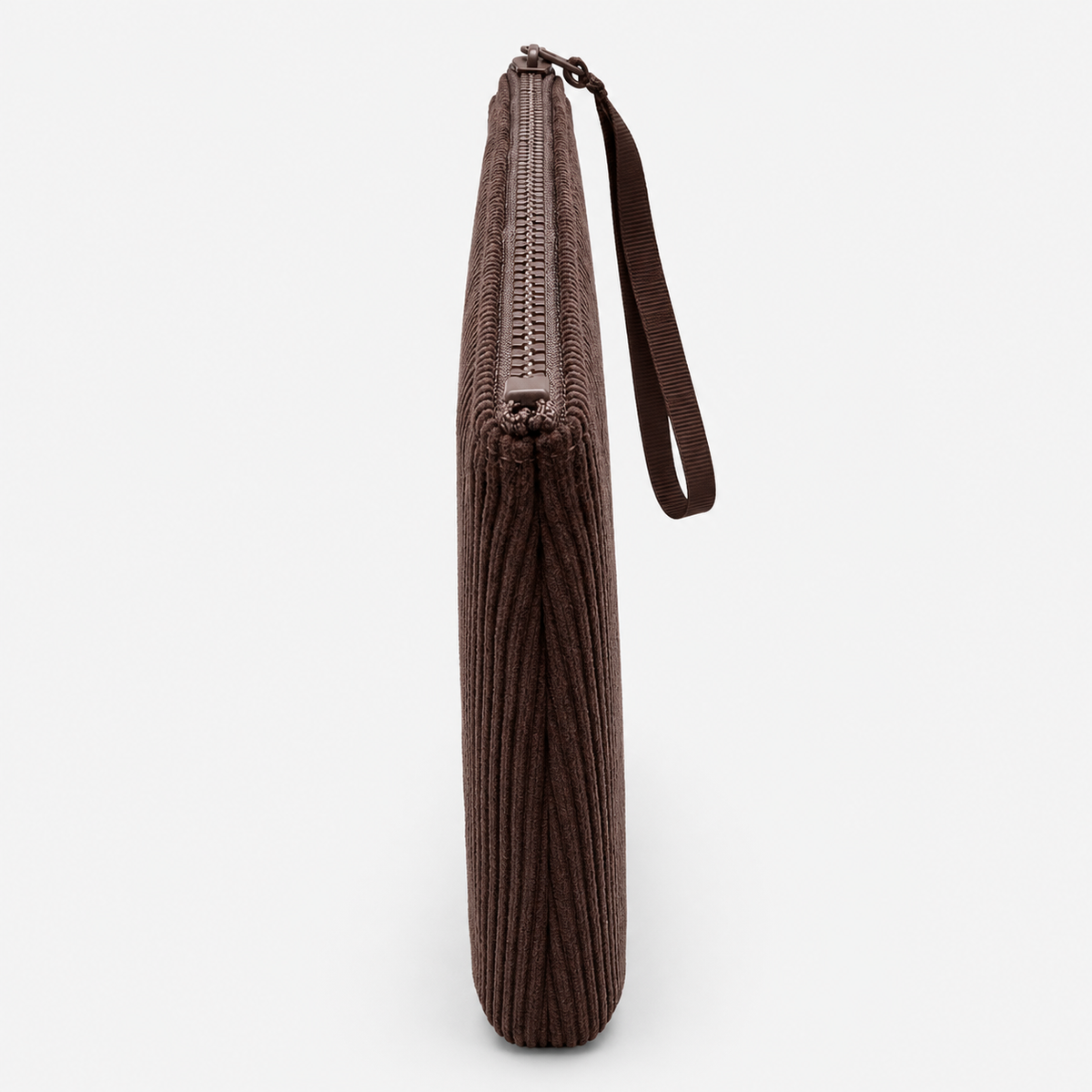 MC2 Saint Barth Pochette Donna Aline in Velluto a Coste Marrone