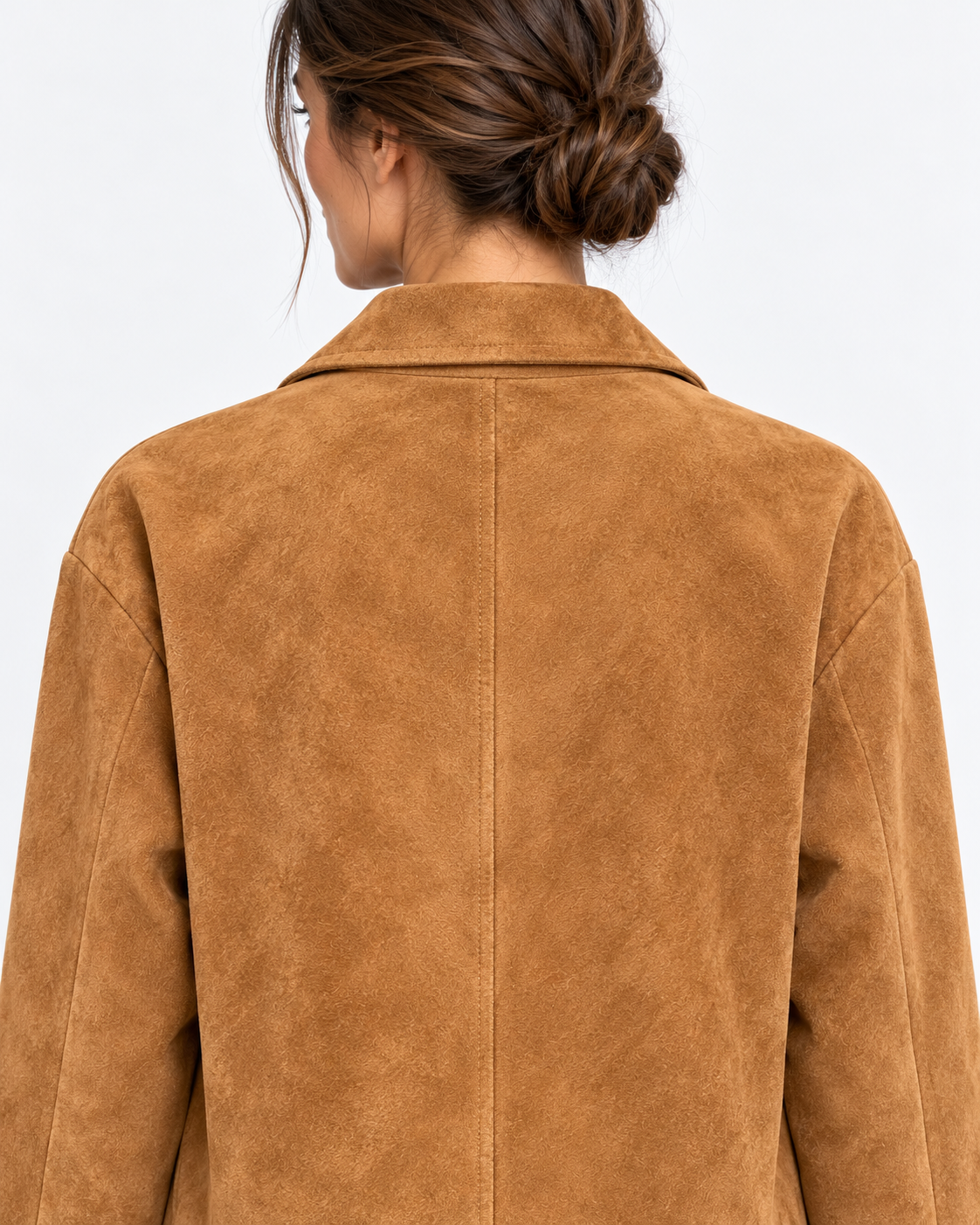 MC2 Saint Barth Giacca Camicia Donna Veyra Effetto Suede Cammello